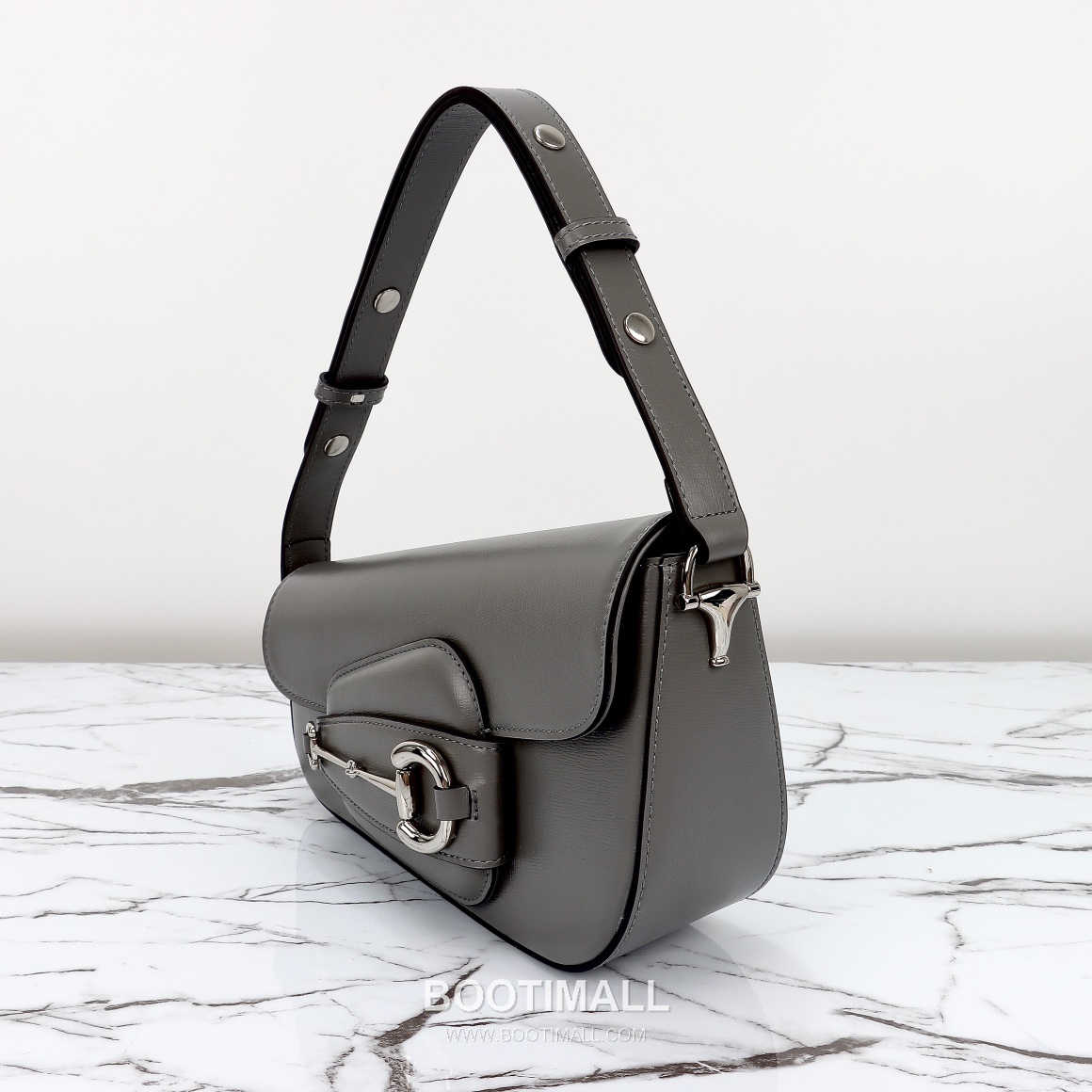 Gucci Folded Leather Clutch Calfskin Leather Gray Clutch Bag 구찌 폴디드 레더 클러치 카프스킨 레더 그레이 클러치백 26.5cm 6