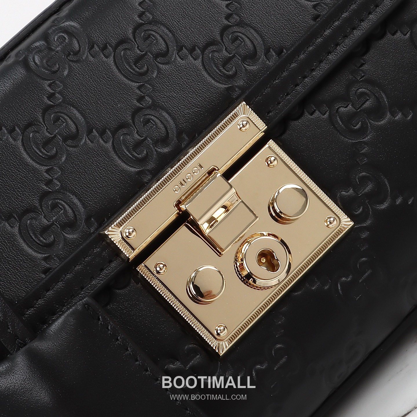 Gucci GG Embossed Lock Top Handle GG Embossed Calfskin Black Shoulder Bag 구찌 GG 엠보스 락 토트 GG 엠보스 카프스킨 블랙 숄더백 20cm 7