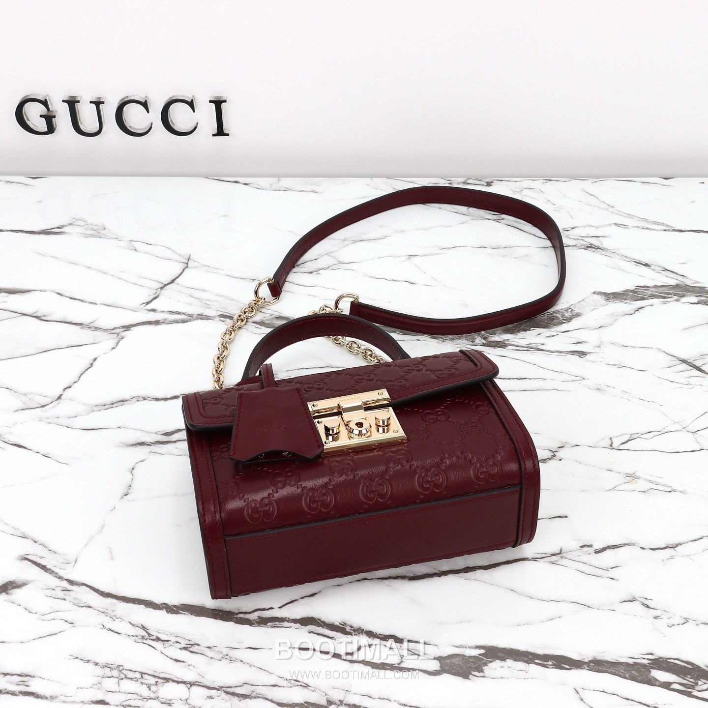 Gucci Red Embossed Mini Embossed Calfskin Red Top Handle Bag 구찌 레드 엠보스 미니 엠보스드 카프스킨 레드 탑핸들백 20cm 8