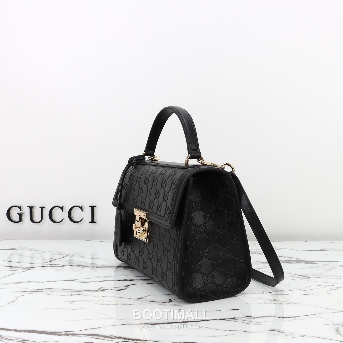 Gucci Croc-Embossed Small Croc-Embossed Calfskin Top Handle Bag 구찌 크록 엠보스 스몰 크록 엠보스 카프스킨 탑핸들백 26cm 2