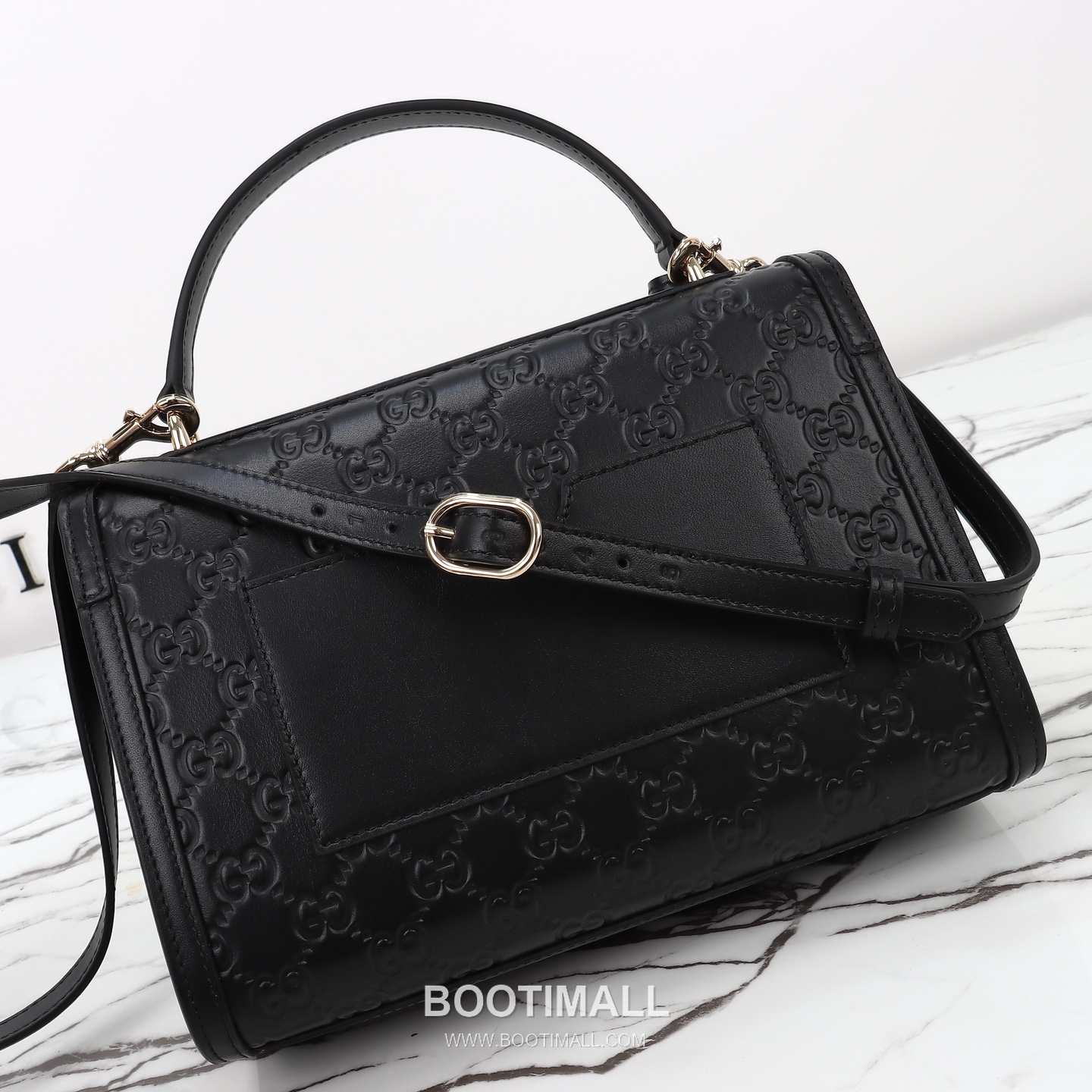 Gucci Croc-Embossed Small Croc-Embossed Calfskin Top Handle Bag 구찌 크록 엠보스 스몰 크록 엠보스 카프스킨 탑핸들백 26cm 5