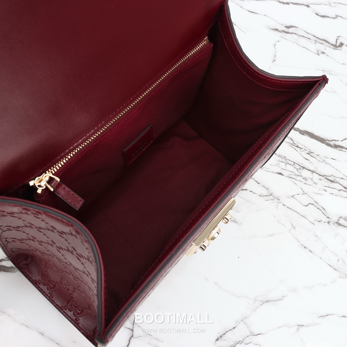 Gucci Red Embossed Small Embossed Calfskin Red Top Handle Bag 구찌 레드 엠보스 스몰 엠보스 카프스킨 레드 탑핸들백 26cm 9