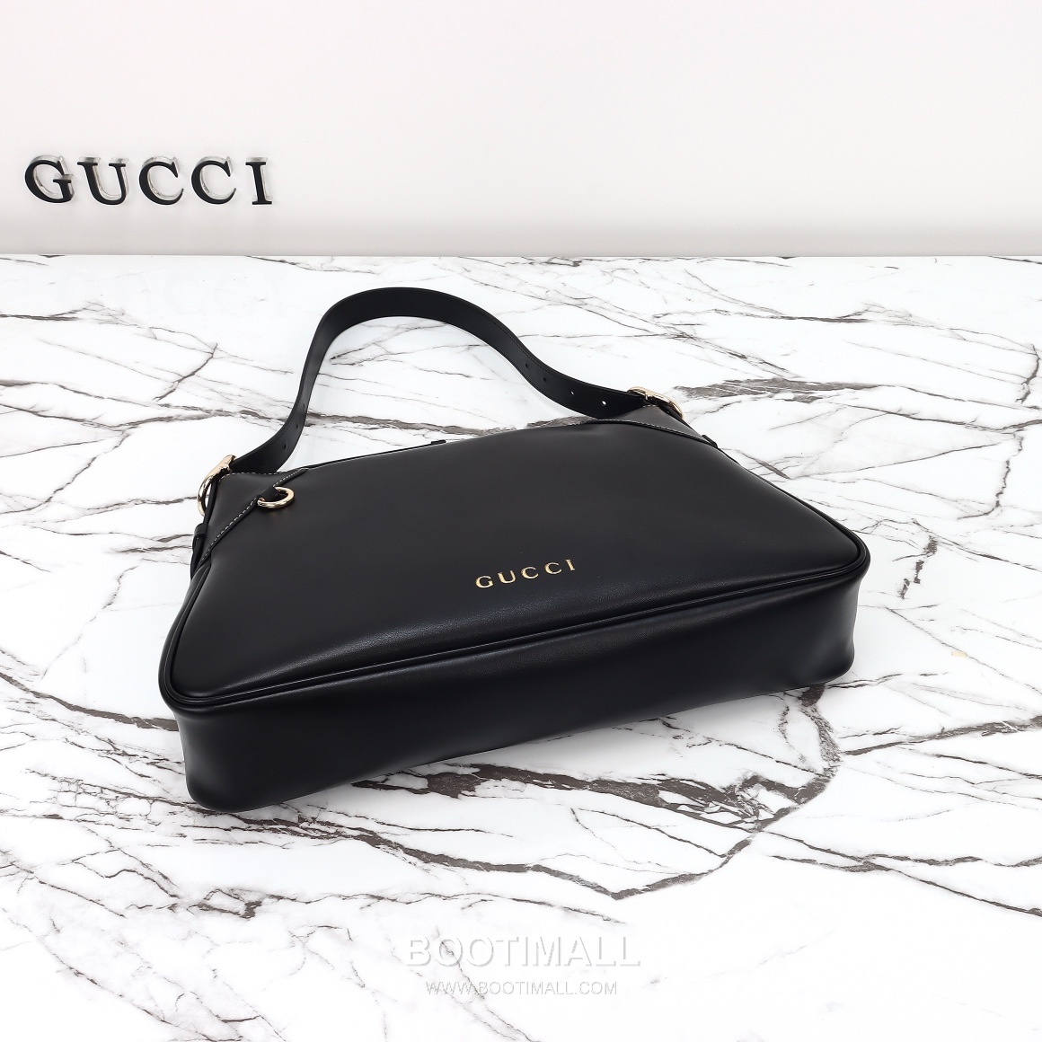 Gucci 815217 Smooth Hobo Smooth Calfskin Black Shoulder Bag 구찌 815217 스무스 호보 스무스 카프스킨 블랙 숄더백 37cm 11