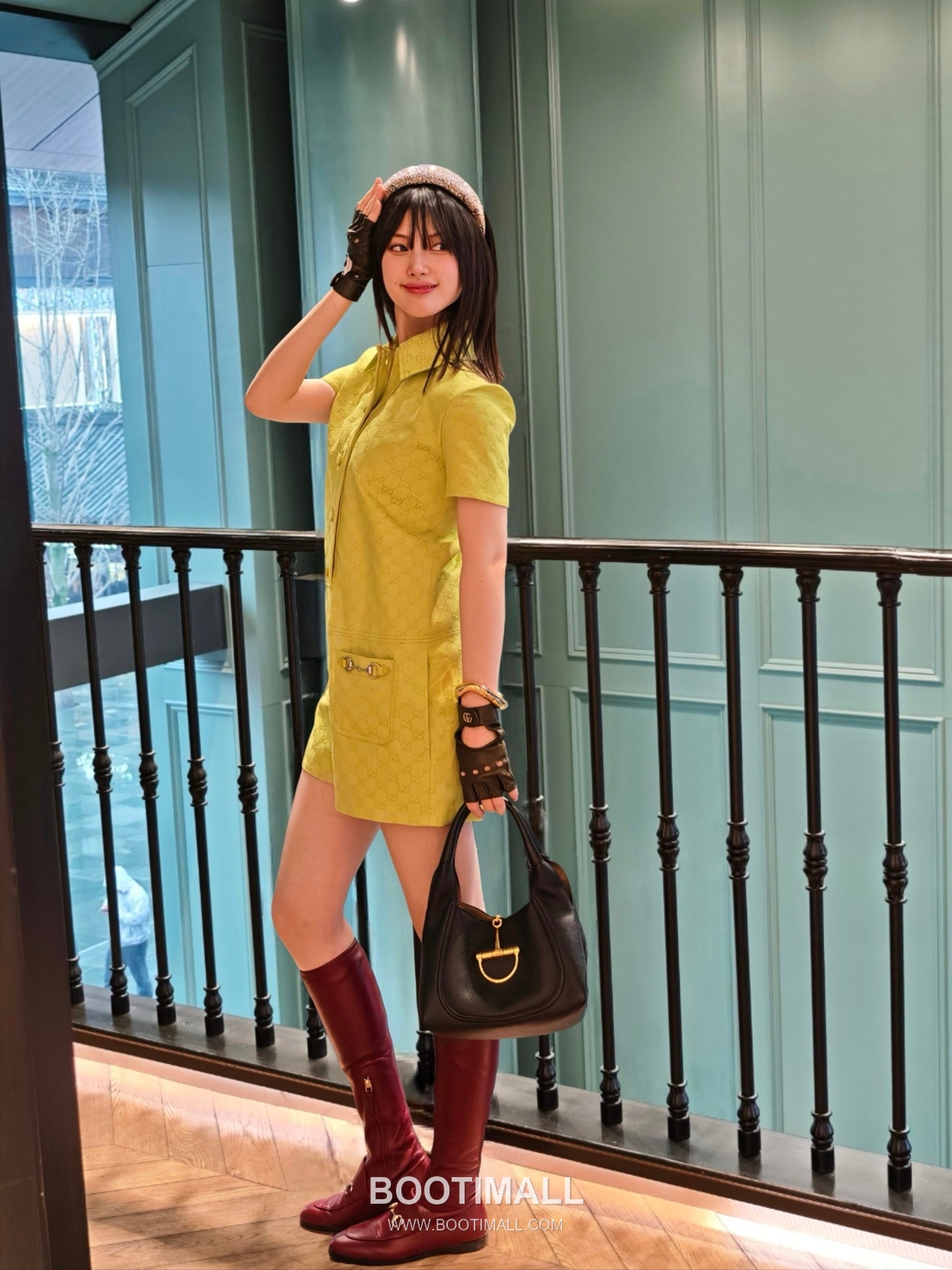 Gucci Horsebit Top Handle Grained Calfskin Black Handbag 구찌 홀스빗 탑핸들 그레인드 카프스킨 블랙 핸드백 27.5cm 3