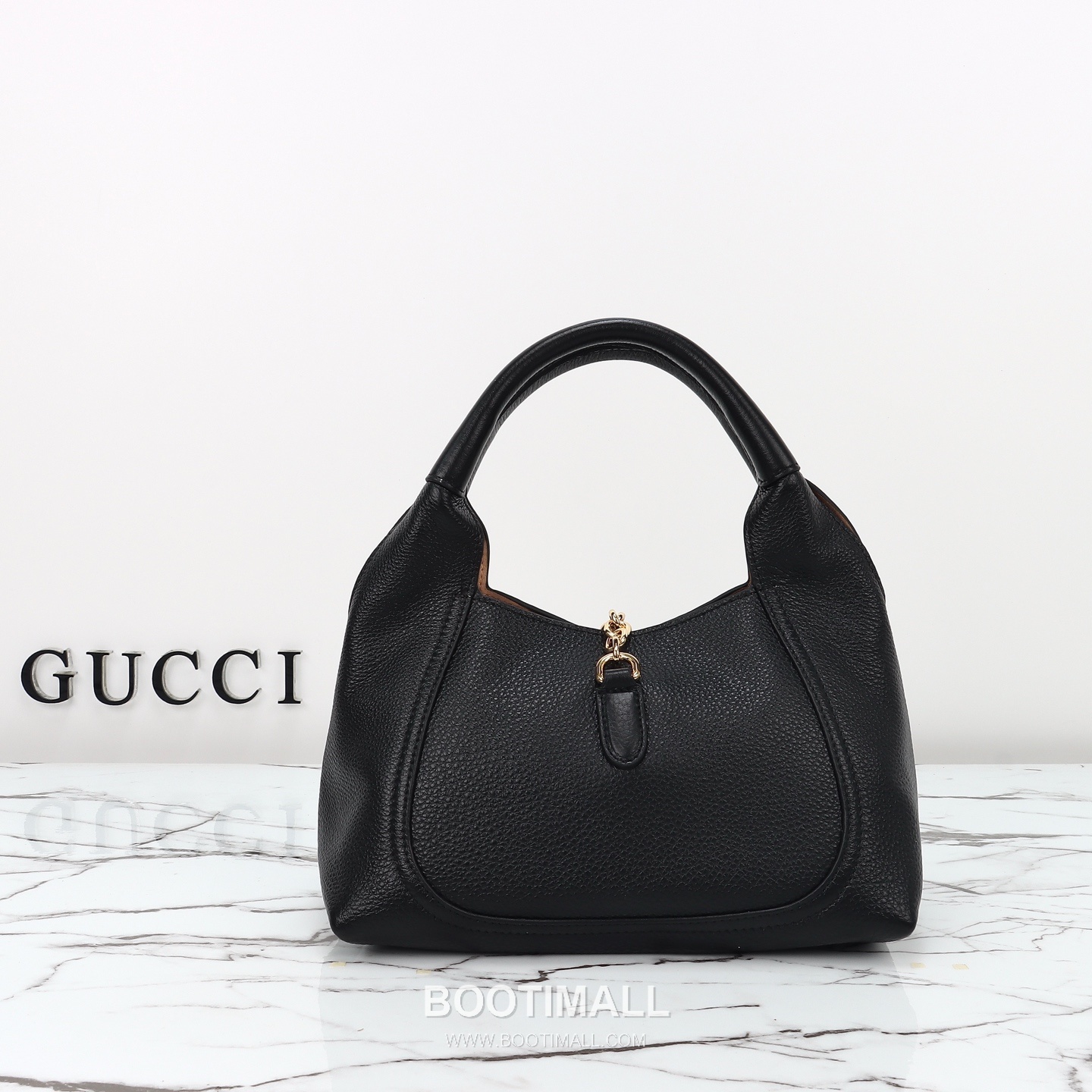 Gucci Horsebit Top Handle Grained Calfskin Black Handbag 구찌 홀스빗 탑핸들 그레인드 카프스킨 블랙 핸드백 27.5cm 16
