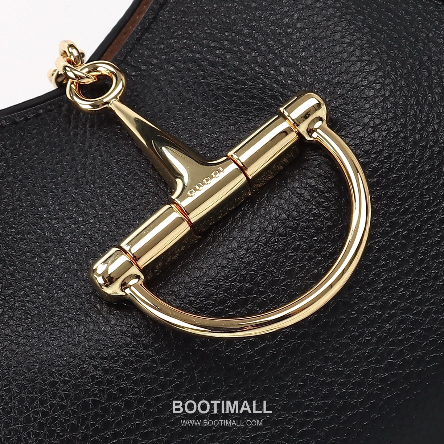 Gucci Horsebit Top Handle Grained Calfskin Black Handbag 구찌 홀스빗 탑핸들 그레인드 카프스킨 블랙 핸드백 27.5cm 17