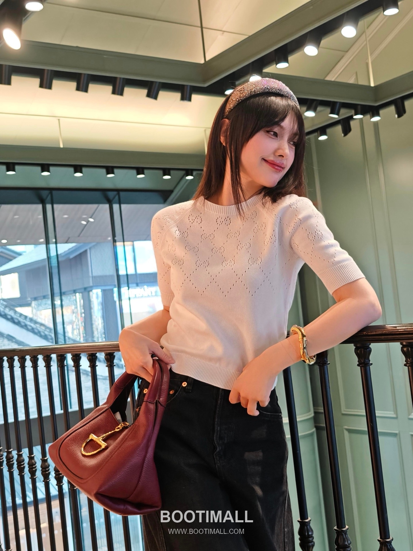 Gucci Horsebit Top Handle Grained Calfskin Dark Brown Shoulder Bag 구찌 홀스빗 탑핸들 그레인드 카프스킨 다크브라운 숄더백 27.5cm 2