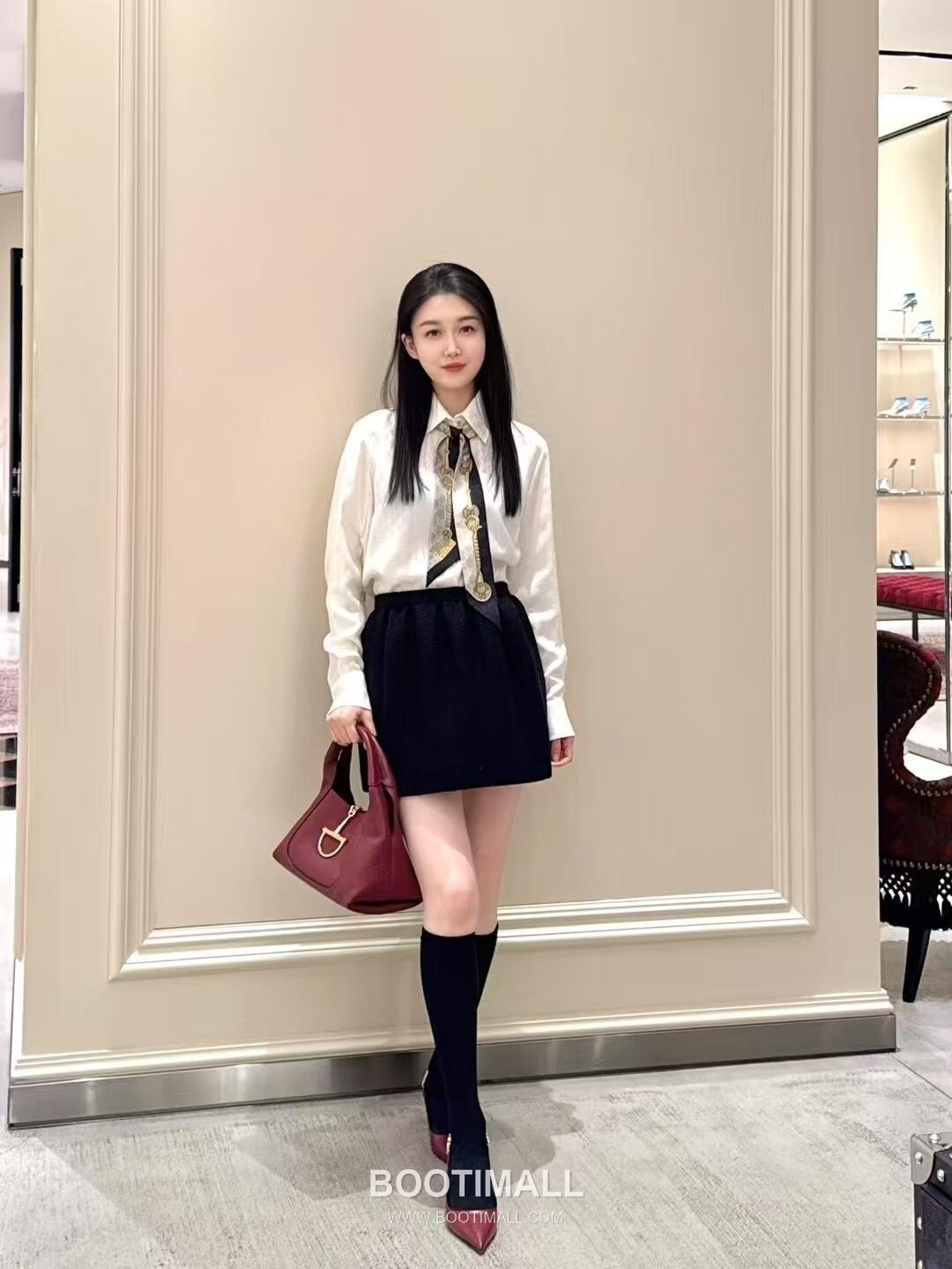 Gucci Horsebit Top Handle Grained Calfskin Dark Brown Shoulder Bag 구찌 홀스빗 탑핸들 그레인드 카프스킨 다크브라운 숄더백 27.5cm 3