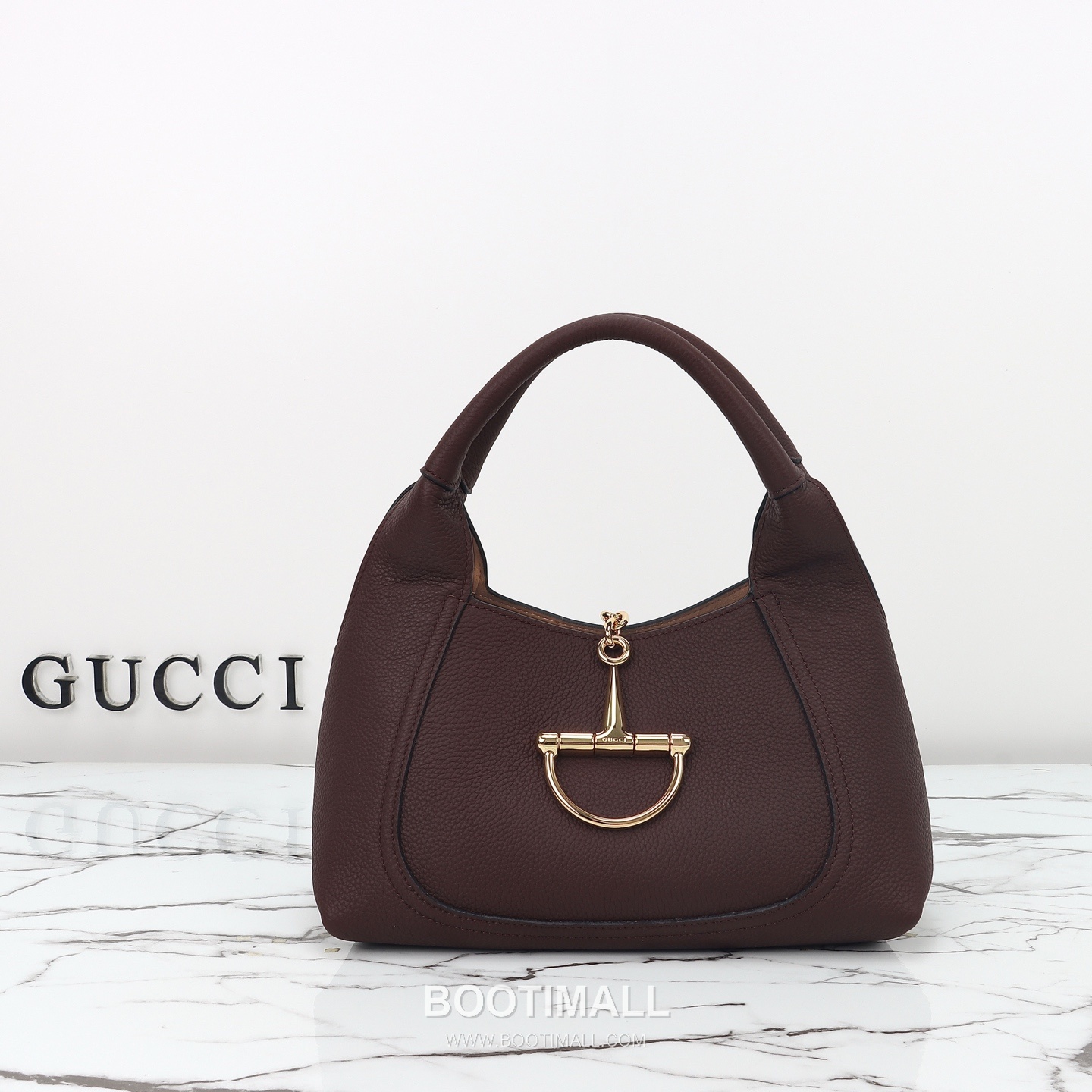Gucci Horsebit Top Handle Grained Calfskin Dark Brown Shoulder Bag 구찌 홀스빗 탑핸들 그레인드 카프스킨 다크브라운 숄더백 27.5cm 13