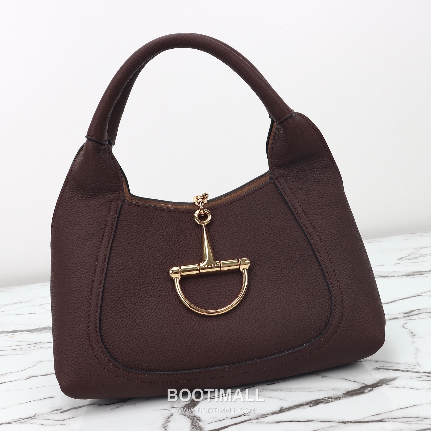 Gucci Horsebit Top Handle Grained Calfskin Dark Brown Shoulder Bag 구찌 홀스빗 탑핸들 그레인드 카프스킨 다크브라운 숄더백 27.5cm 16