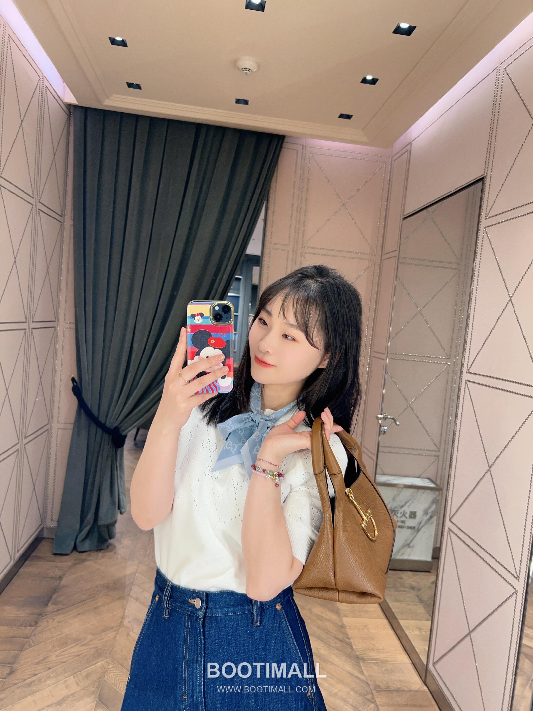 Gucci Horsebit Top Handle Grained Calfskin Taupe Handbag 구찌 홀스빗 탑핸들 그레인드 카프스킨 토프 핸드백 27.5cm 2