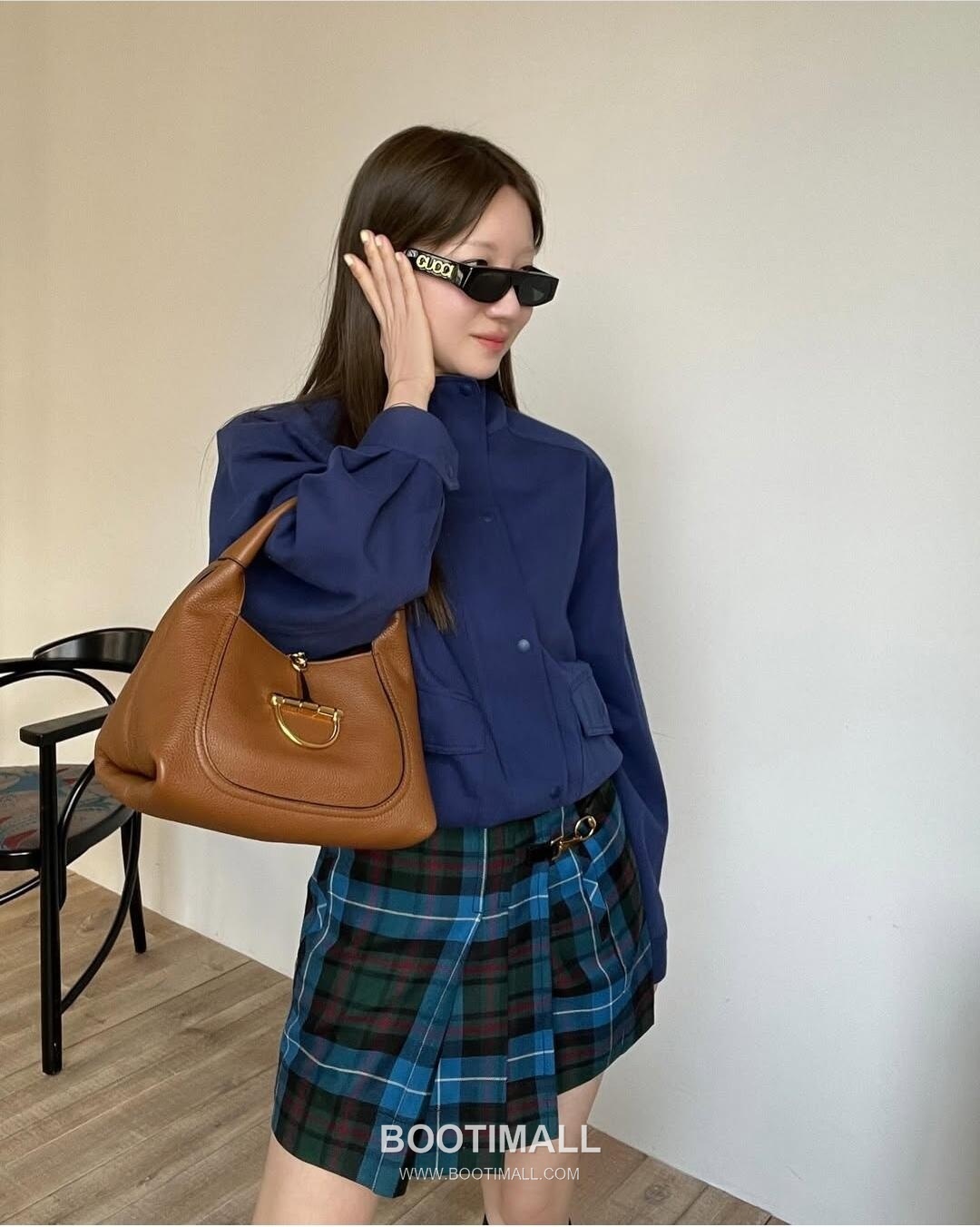 Gucci Horsebit Top Handle Grained Calfskin Taupe Handbag 구찌 홀스빗 탑핸들 그레인드 카프스킨 토프 핸드백 27.5cm 6