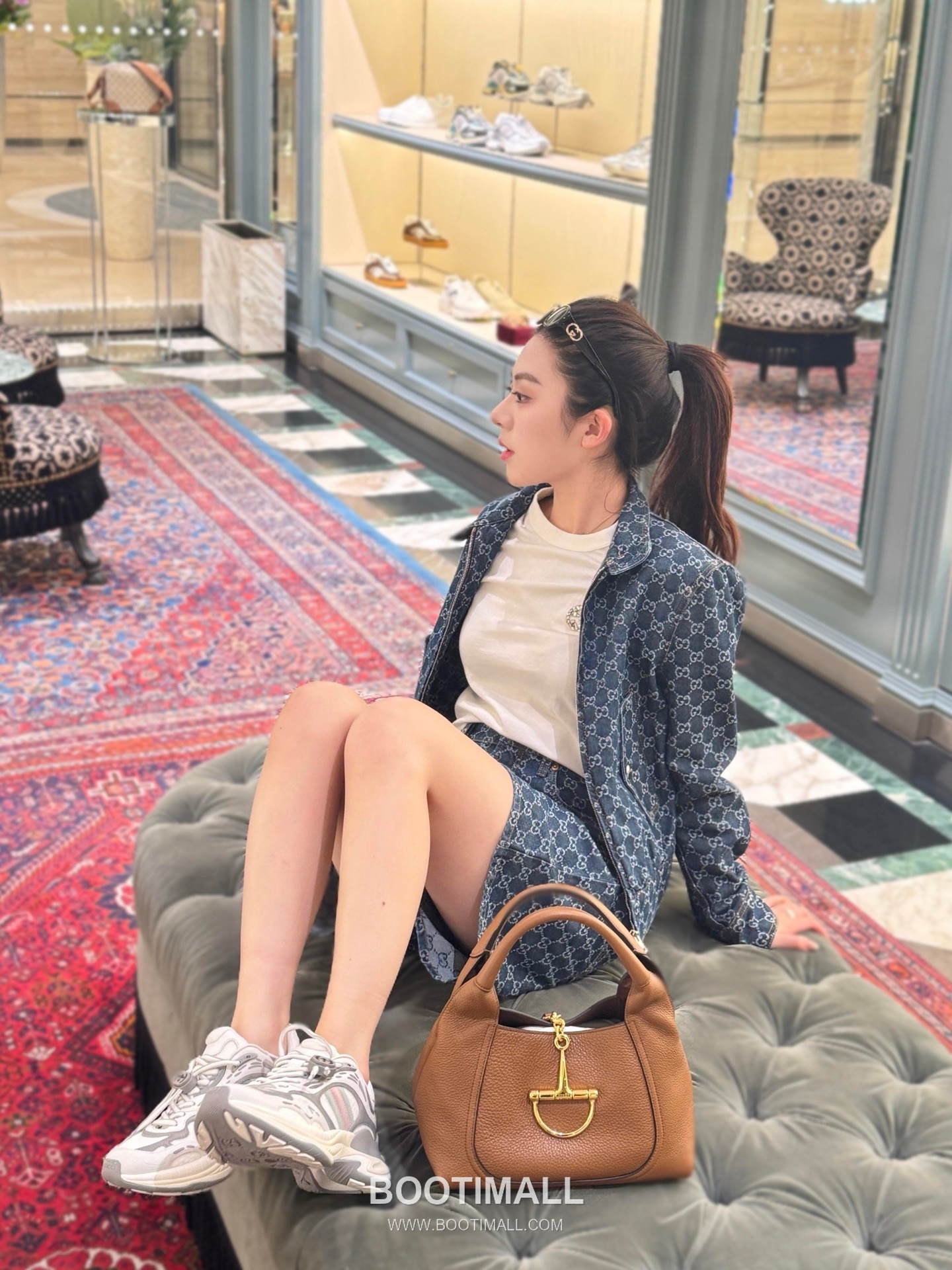 Gucci Horsebit Top Handle Grained Calfskin Taupe Handbag 구찌 홀스빗 탑핸들 그레인드 카프스킨 토프 핸드백 27.5cm 13