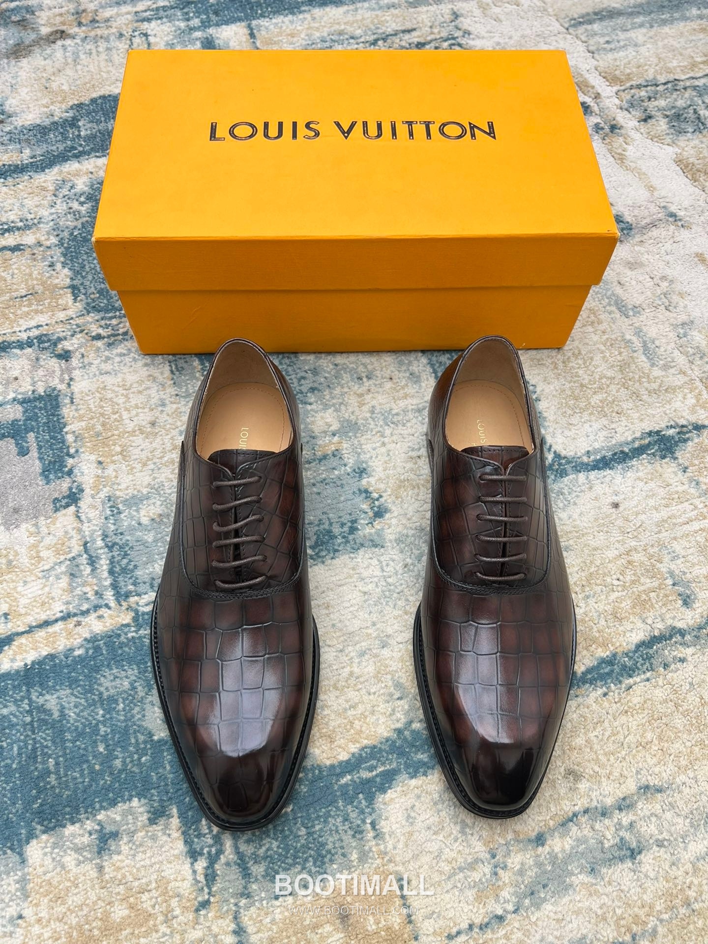 Louis Vuitton Hand-Polished Calfskin Derby Calfskin Leather Black Dress Shoes 루이비통 핸드폴리시 송아지가죽 더비 송아지가죽 블랙 드레스 슈즈 5