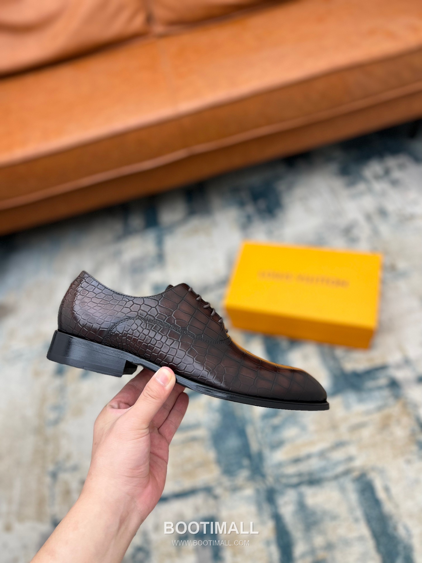 Louis Vuitton Hand-Polished Calfskin Derby Calfskin Leather Black Dress Shoes 루이비통 핸드폴리시 송아지가죽 더비 송아지가죽 블랙 드레스 슈즈 6