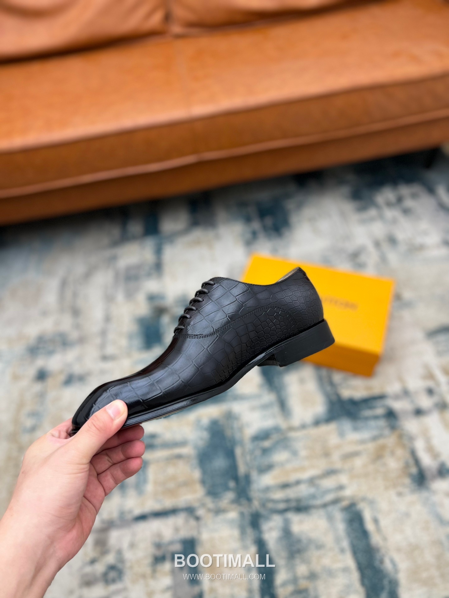 Louis Vuitton Hand-Polished Calfskin Derby Calfskin Leather Black Dress Shoes 루이비통 핸드폴리시 송아지가죽 더비 송아지가죽 블랙 드레스 슈즈 8