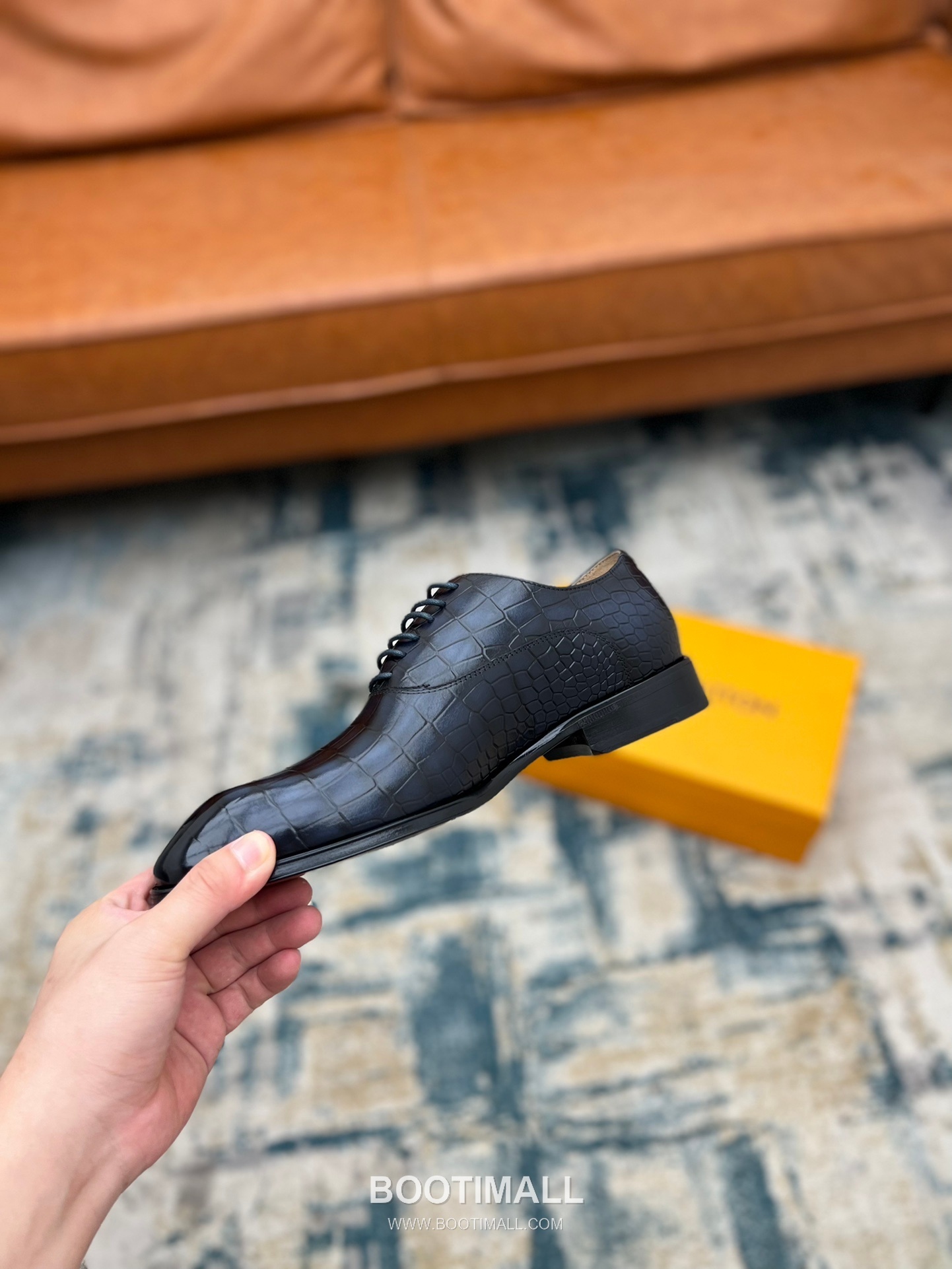 Louis Vuitton Hand-Polished Calfskin Derby Calfskin Leather Black Dress Shoes 루이비통 핸드폴리시 송아지가죽 더비 송아지가죽 블랙 드레스 슈즈 8