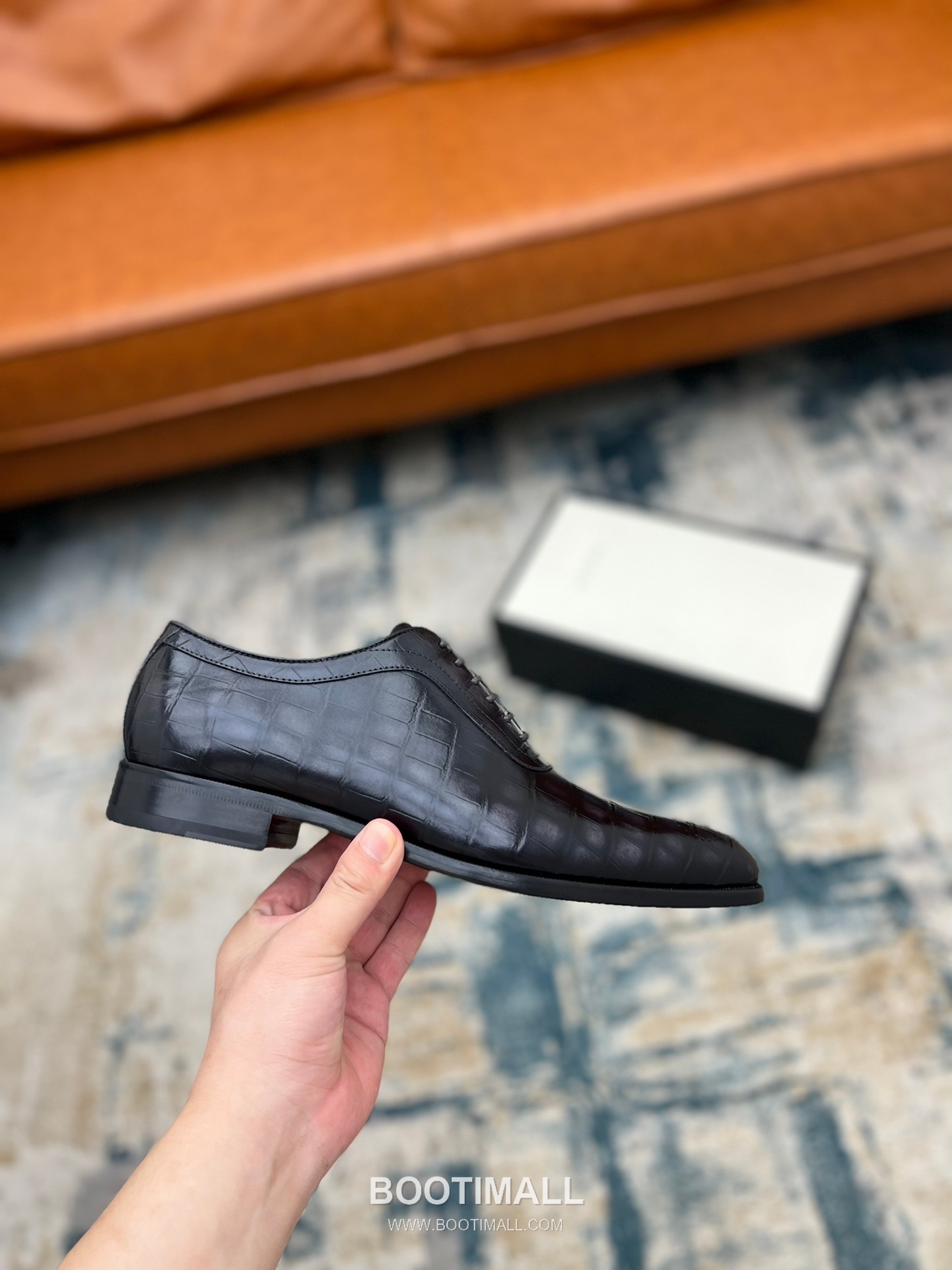 Gucci Hand-Polished Calfskin Derby Calfskin Leather Black Dress Shoes 구찌 핸드폴리시드 카프스킨 더비 카프스킨 레더 블랙 드레스 슈즈 6