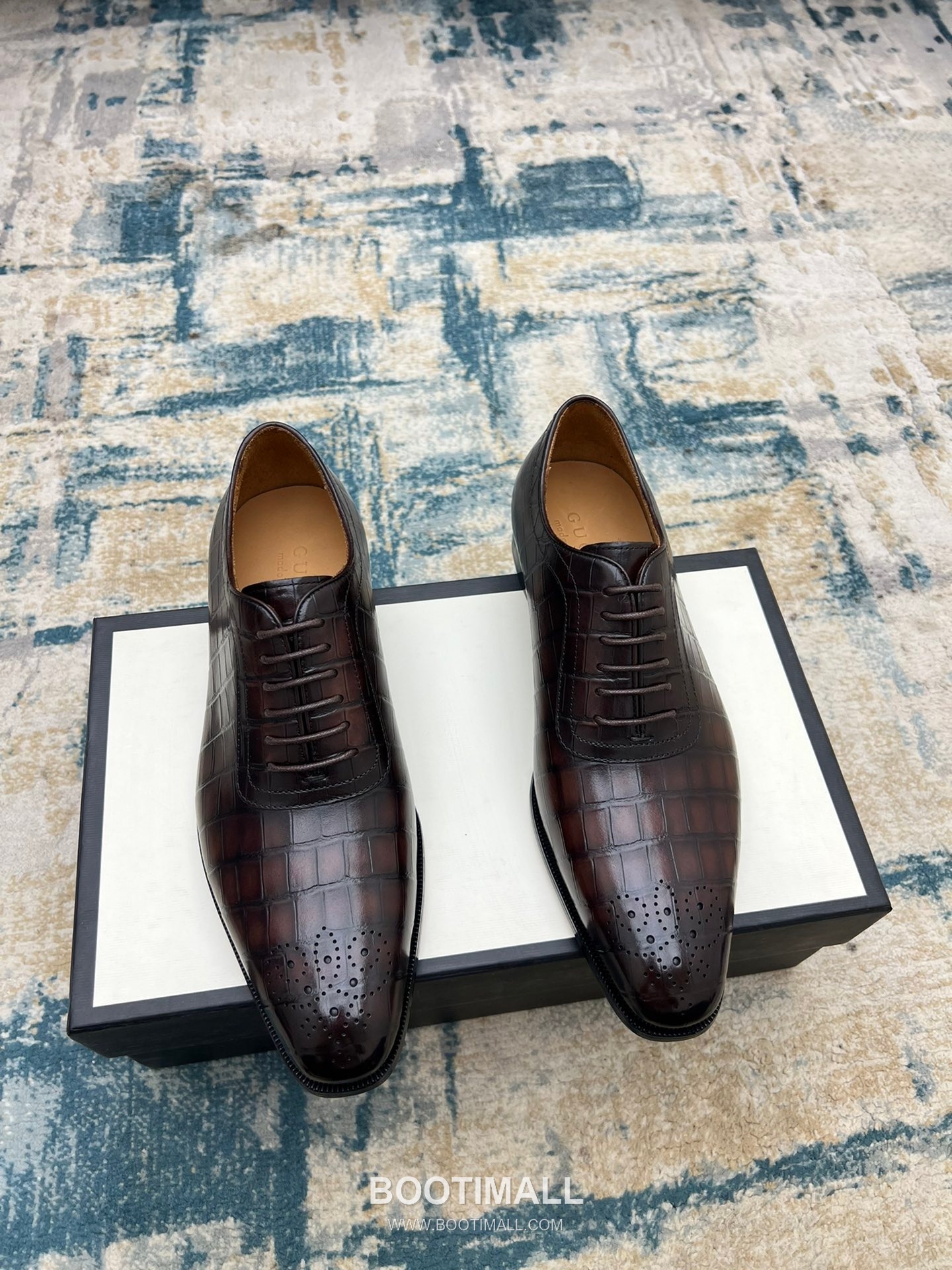 Gucci Hand-Polished Calfskin Derby Calfskin Leather Black Dress Shoes 구찌 핸드폴리시드 카프스킨 더비 카프스킨 레더 블랙 드레스 슈즈 1