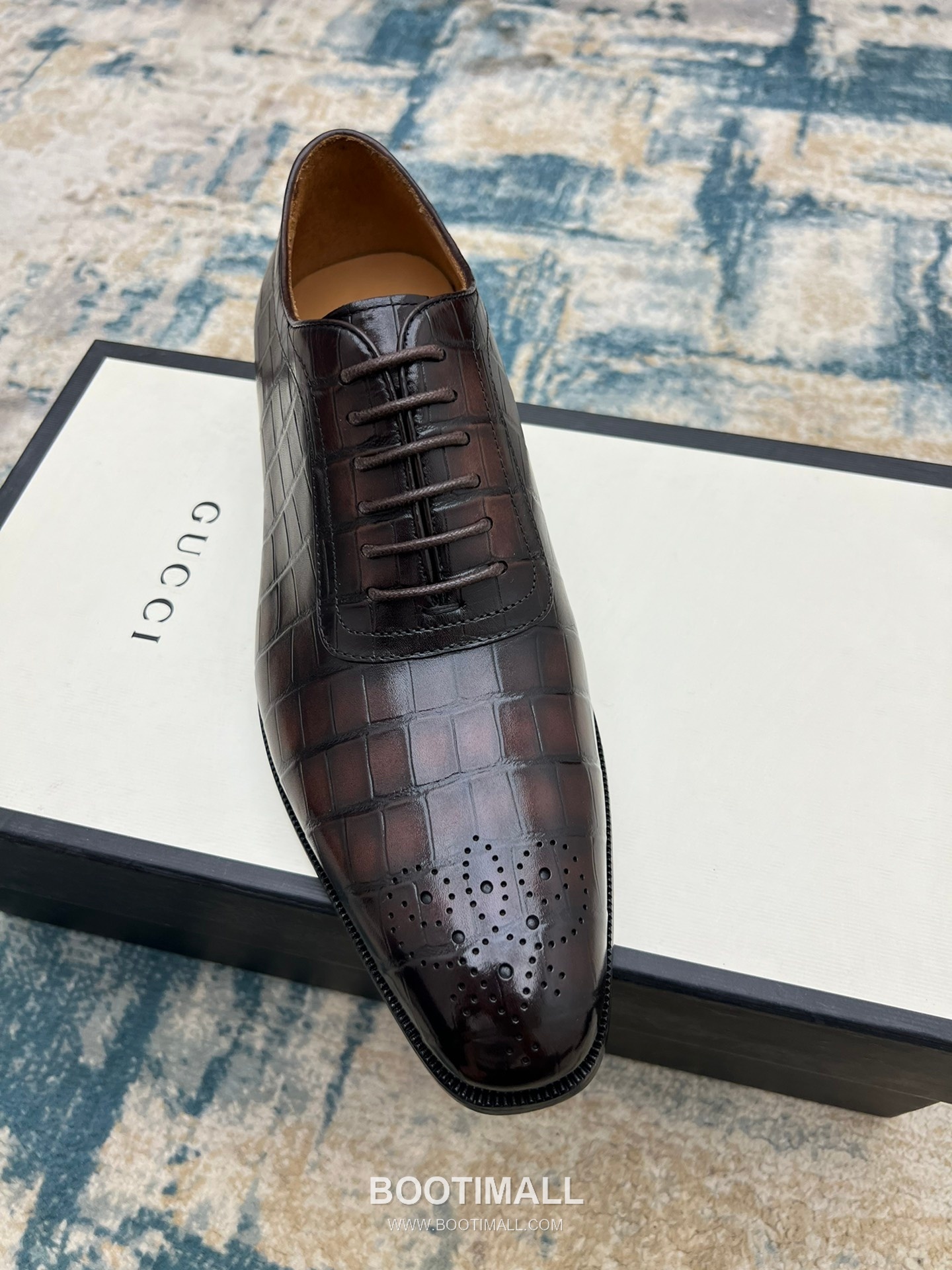 Gucci Hand-Polished Calfskin Derby Calfskin Leather Black Dress Shoes 구찌 핸드폴리시드 카프스킨 더비 카프스킨 레더 블랙 드레스 슈즈 4
