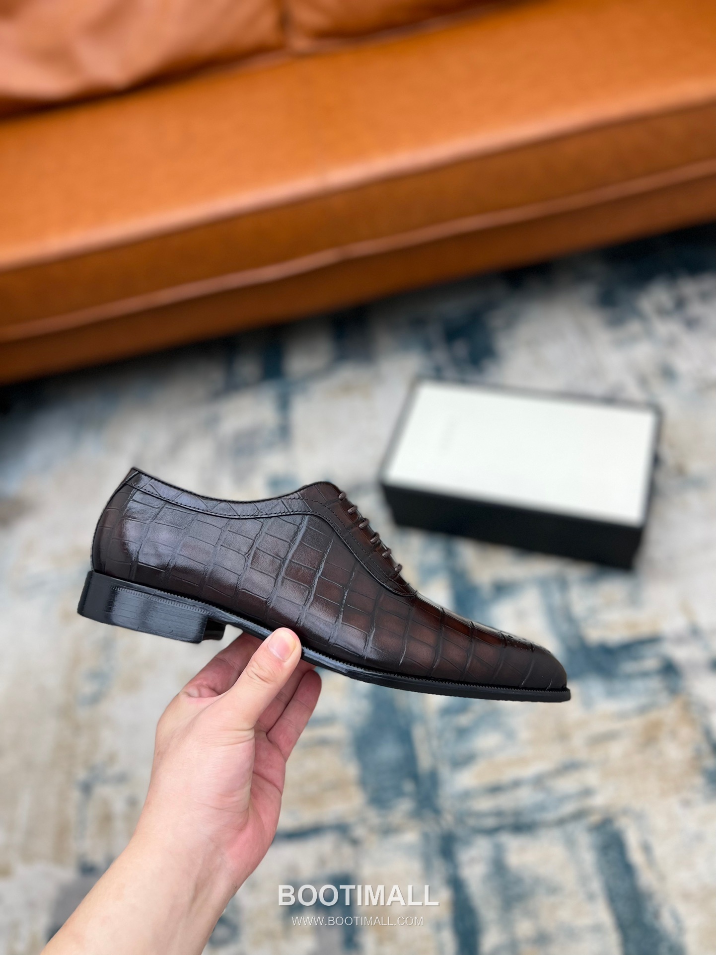 Gucci Hand-Polished Calfskin Derby Calfskin Leather Black Dress Shoes 구찌 핸드폴리시드 카프스킨 더비 카프스킨 레더 블랙 드레스 슈즈 5