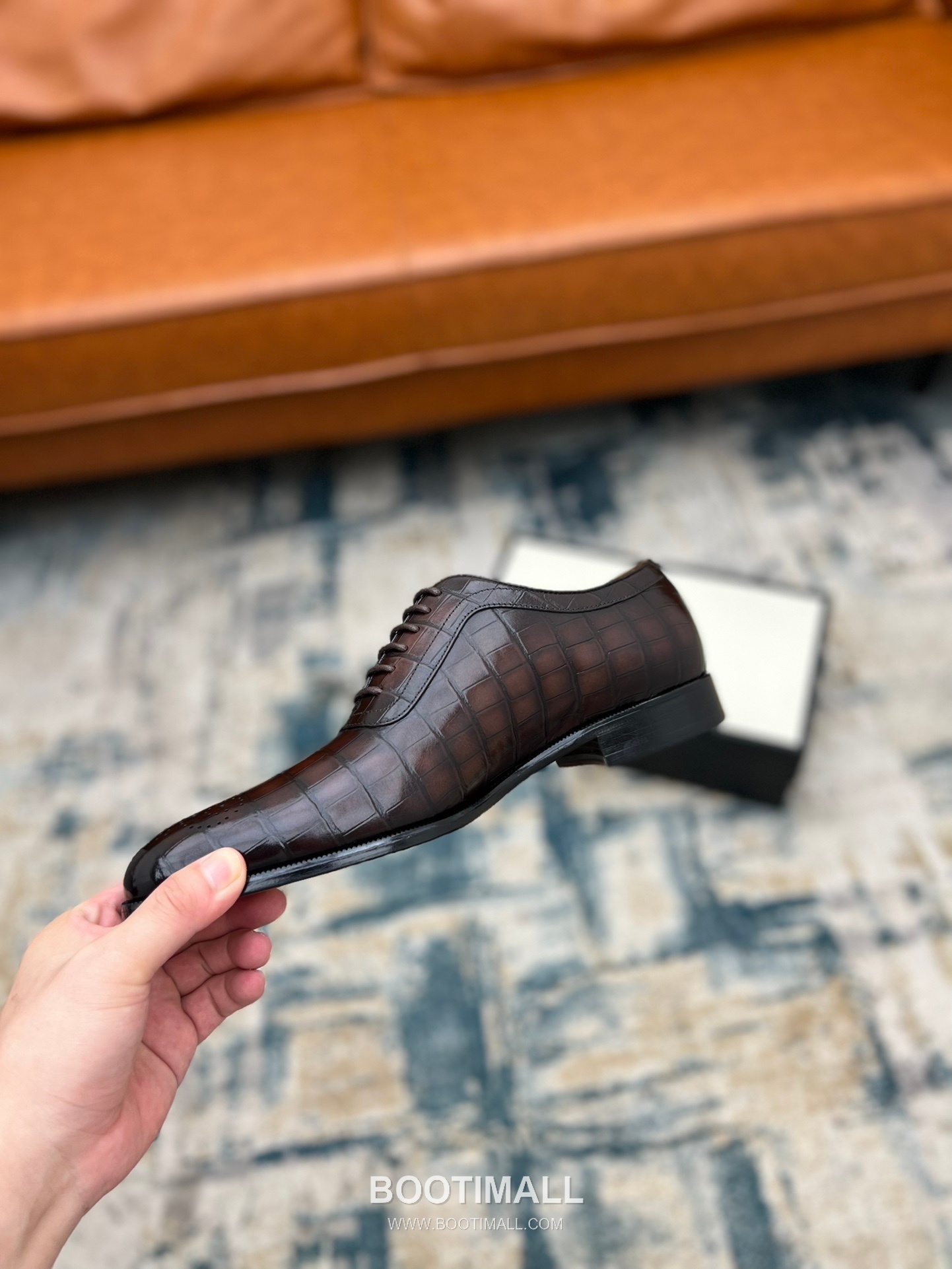 Gucci Hand-Polished Calfskin Derby Calfskin Leather Black Dress Shoes 구찌 핸드폴리시드 카프스킨 더비 카프스킨 레더 블랙 드레스 슈즈 9