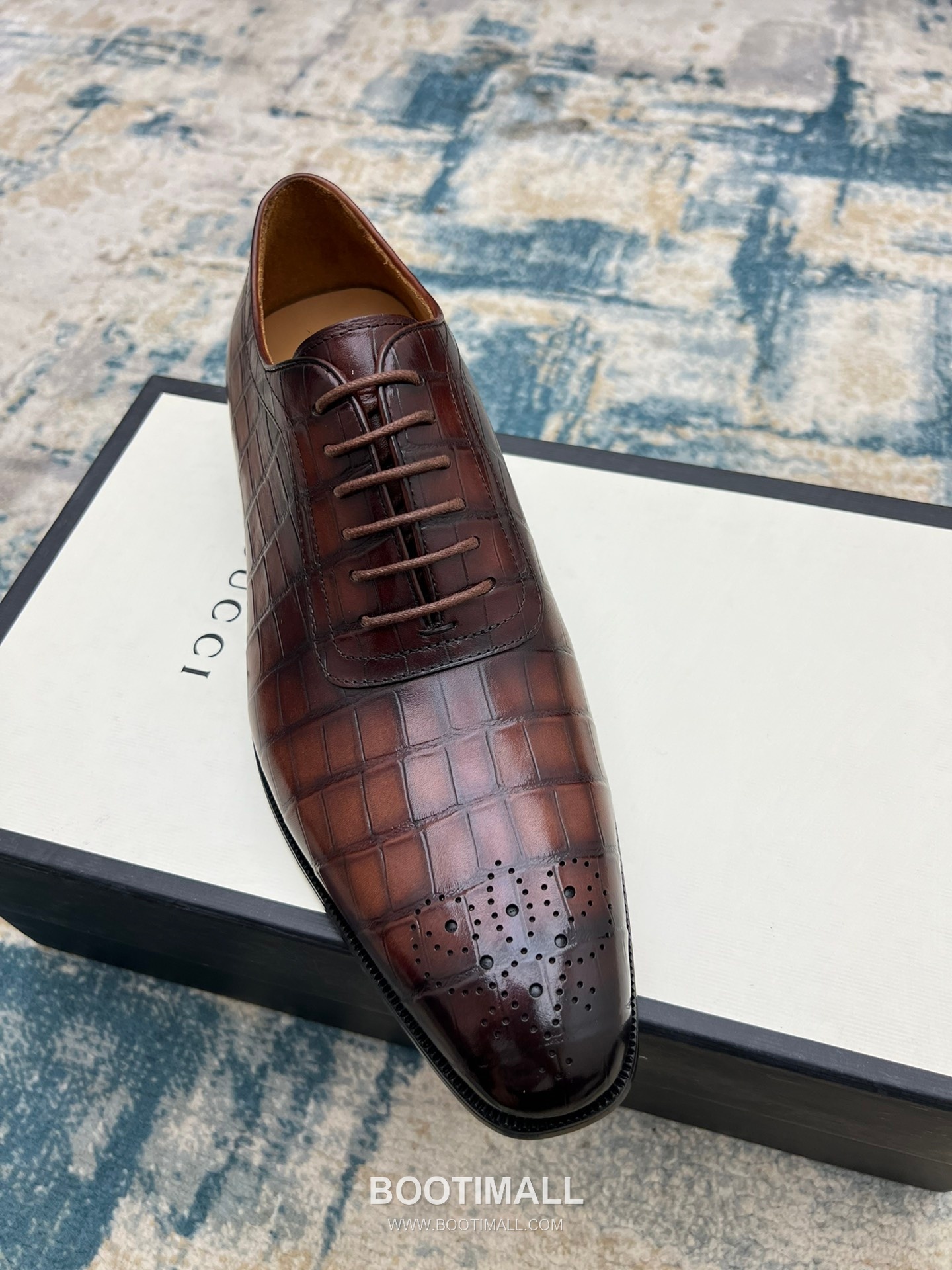 Gucci Hand-Polished Calfskin Derby Calfskin Leather Black Dress Shoes 구찌 핸드폴리시드 카프스킨 더비 카프스킨 레더 블랙 드레스 슈즈 4