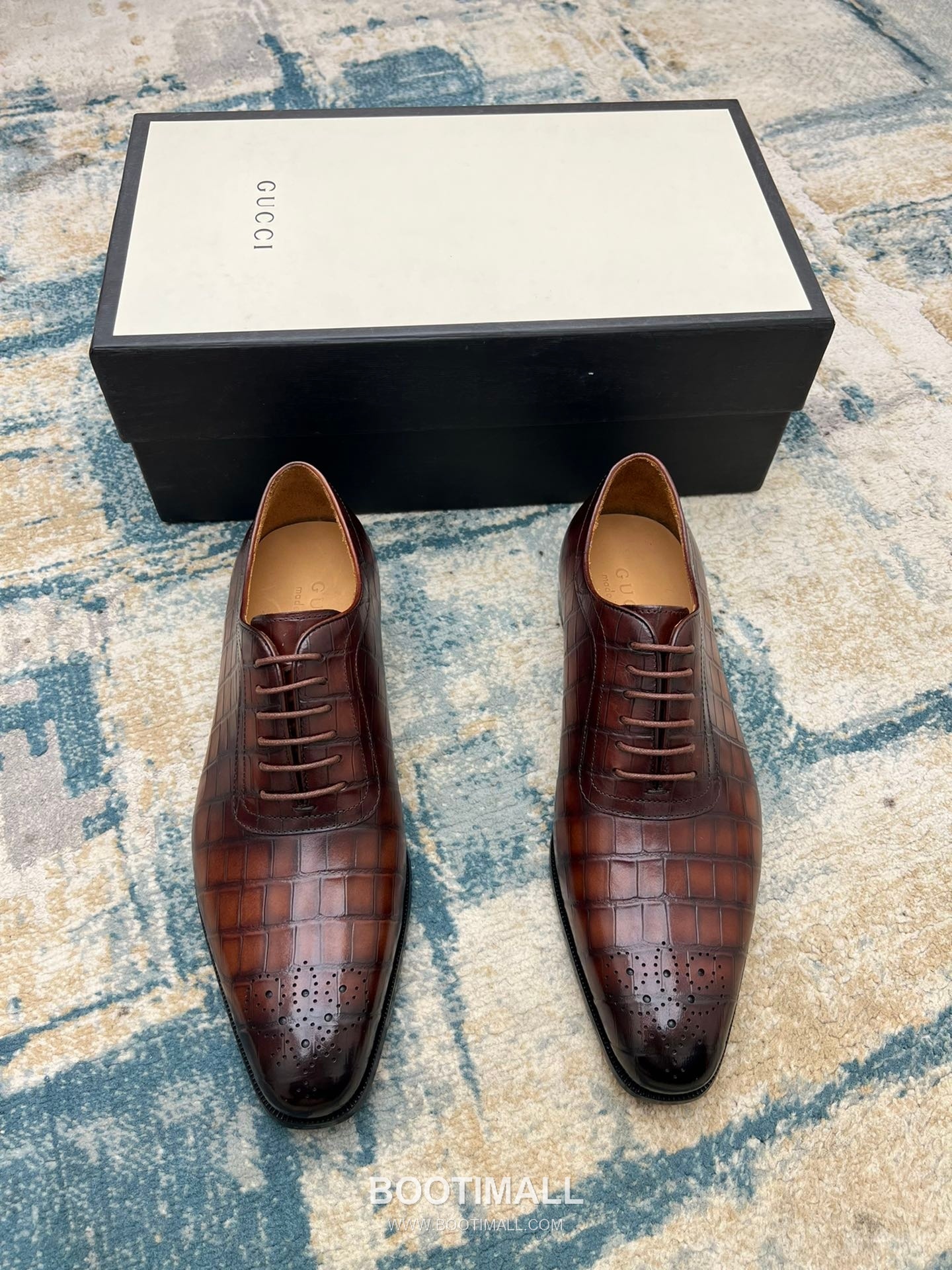Gucci Hand-Polished Calfskin Derby Calfskin Leather Black Dress Shoes 구찌 핸드폴리시드 카프스킨 더비 카프스킨 레더 블랙 드레스 슈즈 5