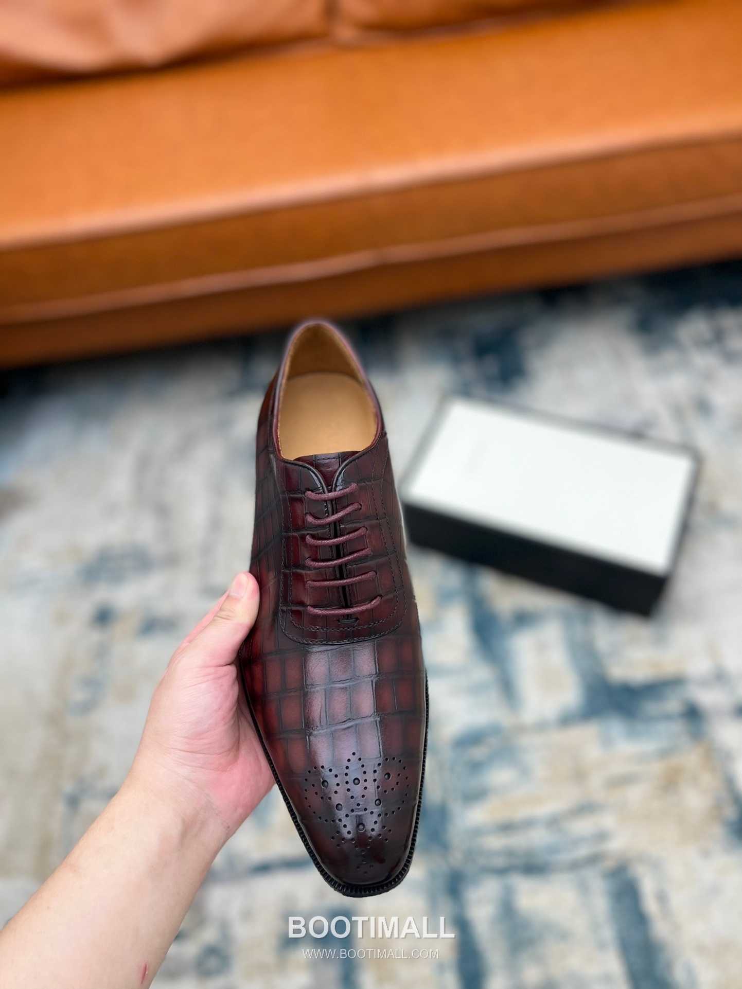 Gucci Hand-Polished Calfskin Derby Calfskin Leather Black Dress Shoes 구찌 핸드폴리시드 카프스킨 더비 카프스킨 레더 블랙 드레스 슈즈 6