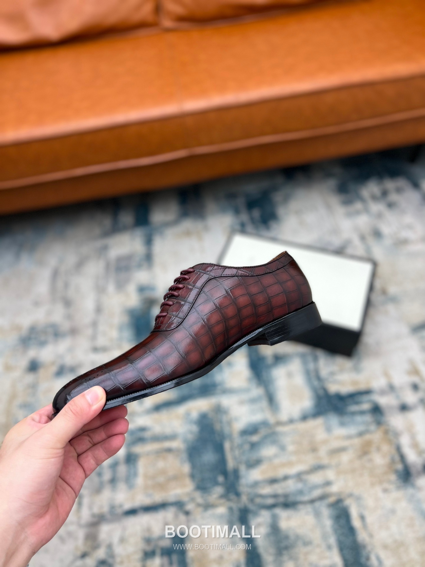 Gucci Hand-Polished Calfskin Derby Calfskin Leather Black Dress Shoes 구찌 핸드폴리시드 카프스킨 더비 카프스킨 레더 블랙 드레스 슈즈 7