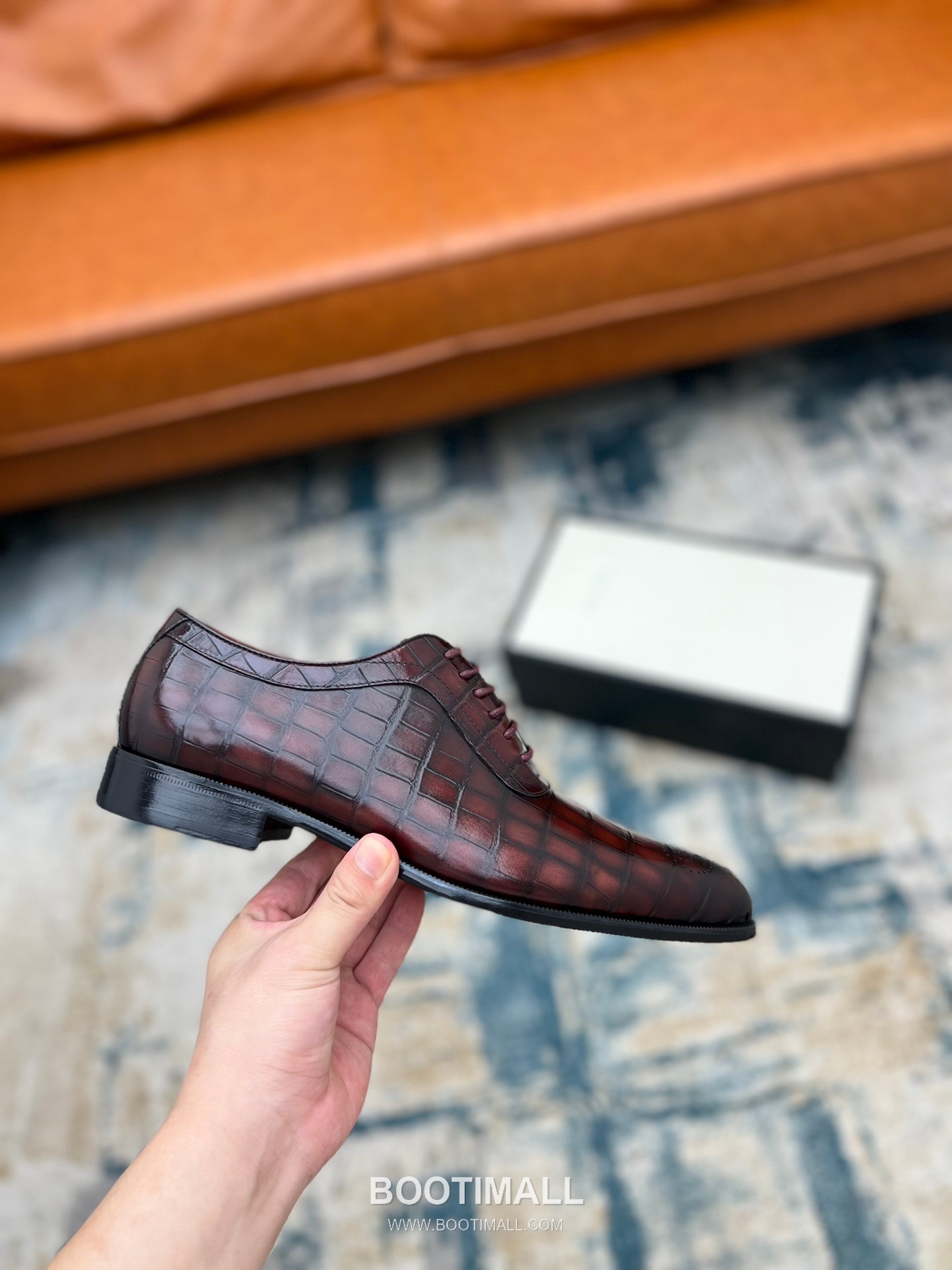 Gucci Hand-Polished Calfskin Derby Calfskin Leather Black Dress Shoes 구찌 핸드폴리시드 카프스킨 더비 카프스킨 레더 블랙 드레스 슈즈 8