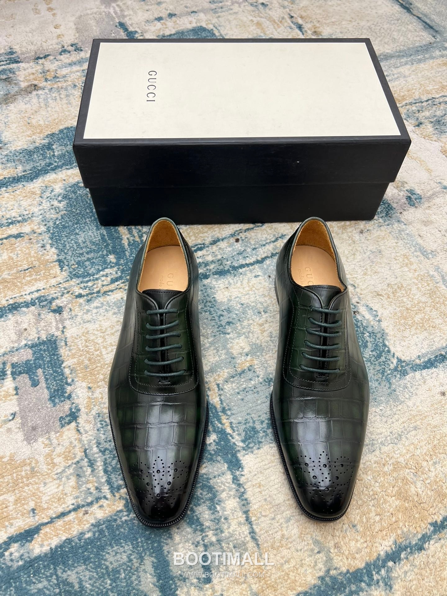 Gucci Hand-Polished Calfskin Derby Calfskin Leather Black Dress Shoes 구찌 핸드폴리시드 카프스킨 더비 카프스킨 레더 블랙 드레스 슈즈 5