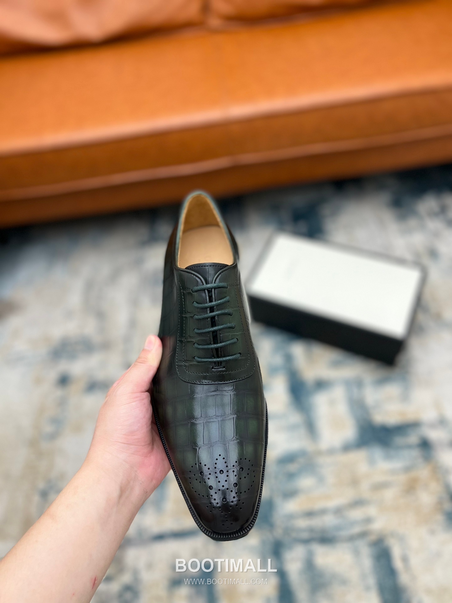 Gucci Hand-Polished Calfskin Derby Calfskin Leather Black Dress Shoes 구찌 핸드폴리시드 카프스킨 더비 카프스킨 레더 블랙 드레스 슈즈 7