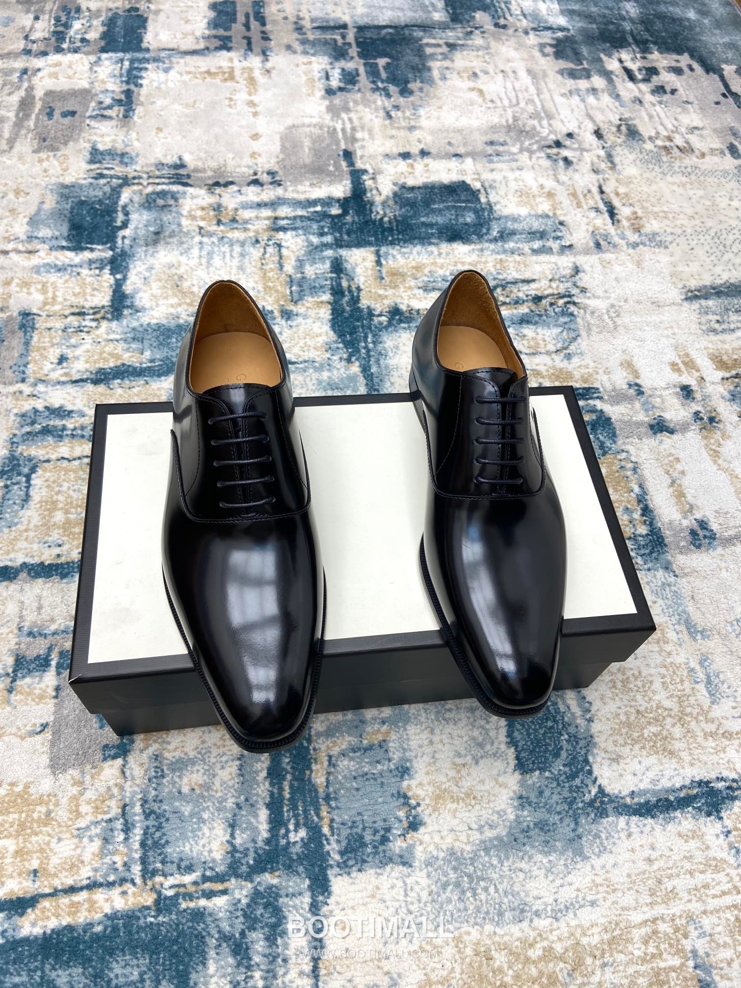 Gucci Classic Calfskin Derby Calfskin Leather Black Dress Shoes 구찌 클래식 카프스킨 더비 카프스킨 레더 블랙 드레스 슈즈 1