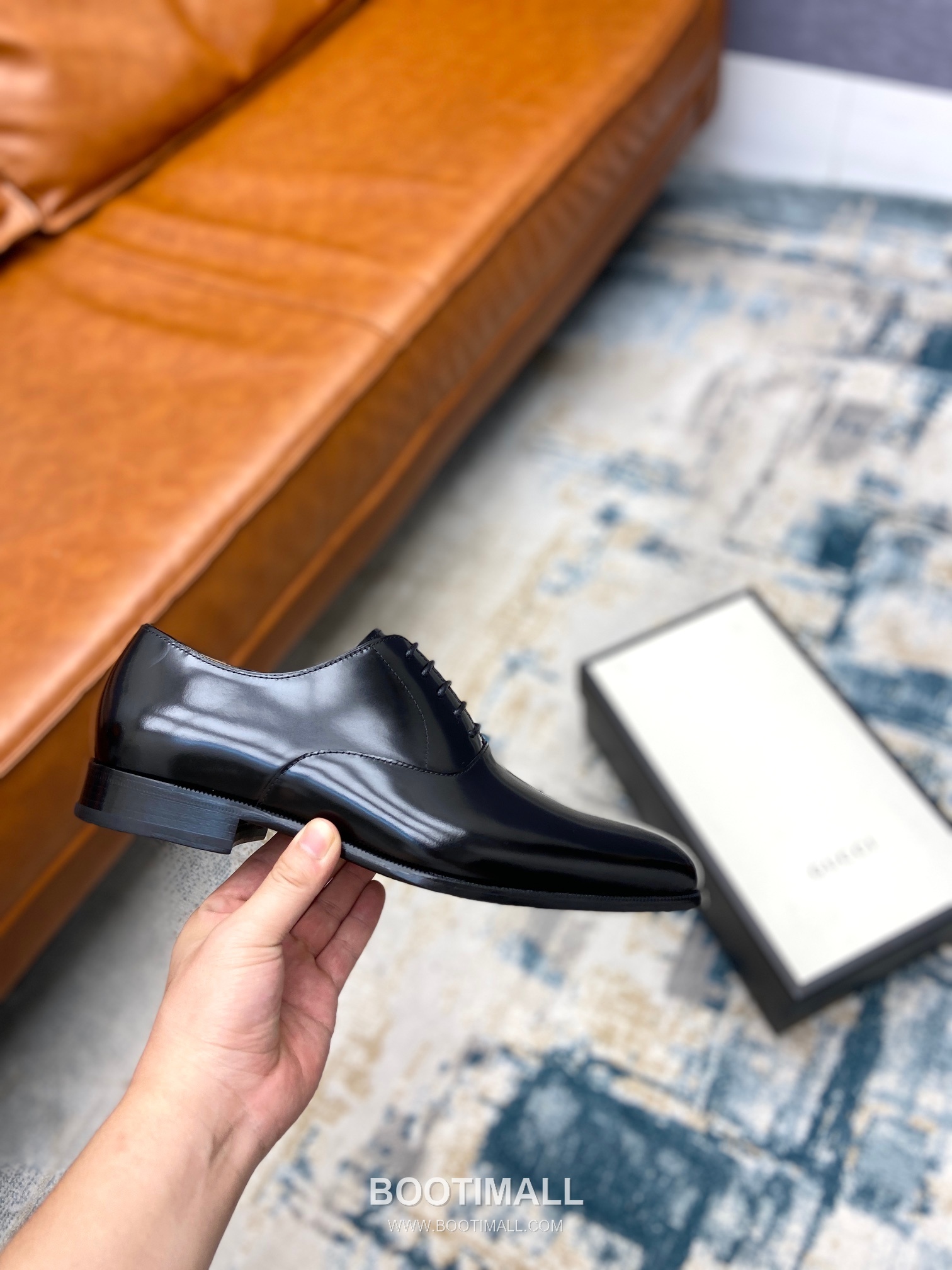 Gucci Classic Calfskin Derby Calfskin Leather Black Dress Shoes 구찌 클래식 카프스킨 더비 카프스킨 레더 블랙 드레스 슈즈 6