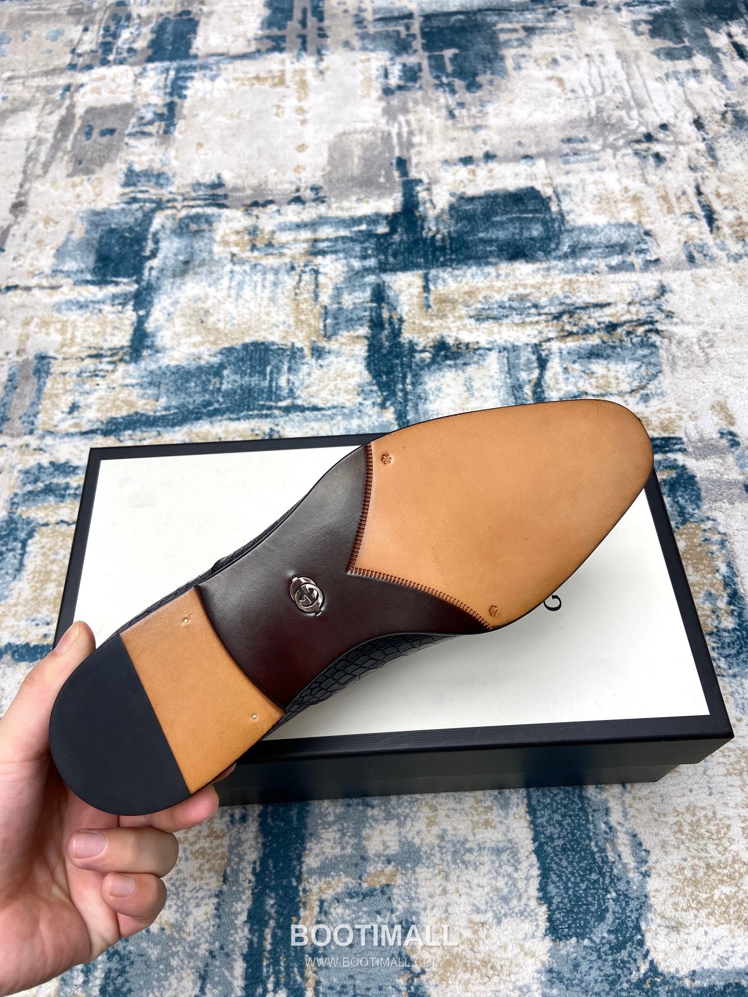 Gucci Classic Calfskin Derby Calfskin Leather Black Dress Shoes 구찌 클래식 카프스킨 더비 카프스킨 레더 블랙 드레스 슈즈 9