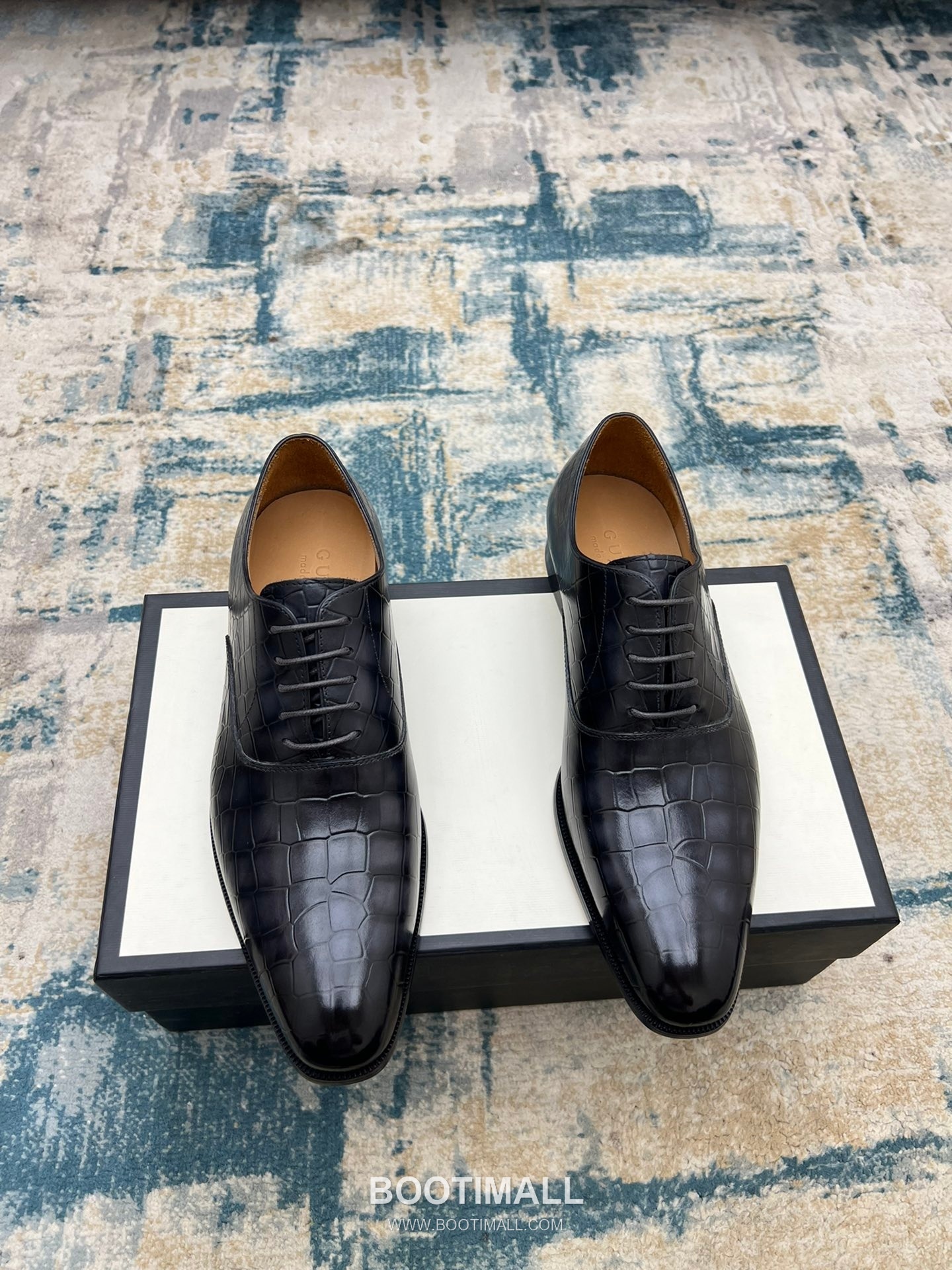 Gucci Hand-Polished Calfskin Derby Calfskin Leather Black Dress Shoes 구찌 핸드폴리시드 카프스킨 더비 카프스킨 레더 블랙 드레스 슈즈 1