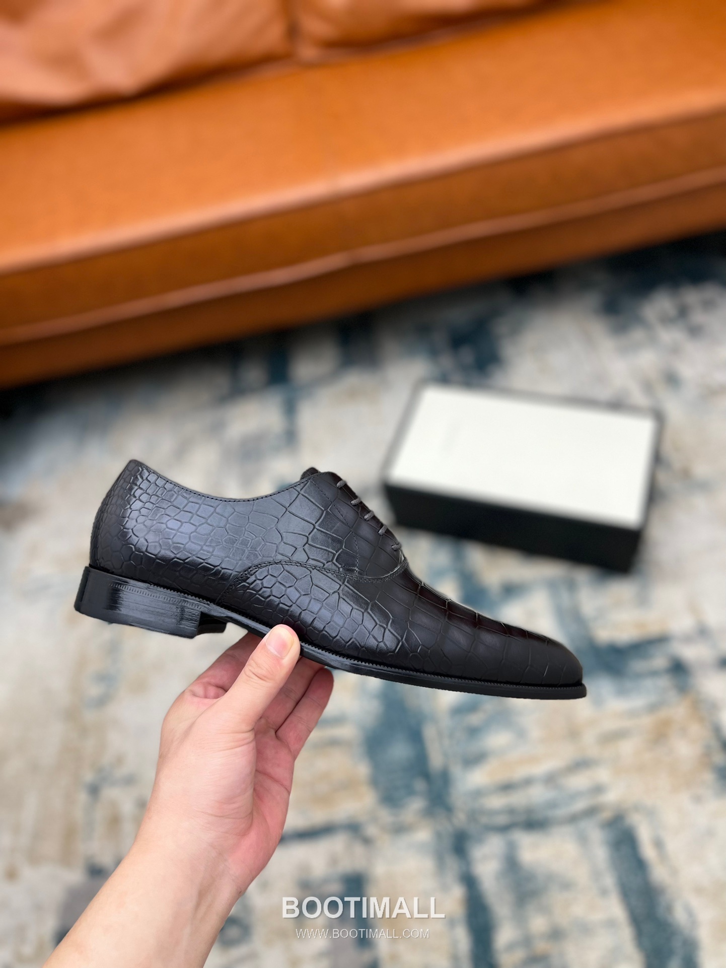 Gucci Hand-Polished Calfskin Derby Calfskin Leather Black Dress Shoes 구찌 핸드폴리시드 카프스킨 더비 카프스킨 레더 블랙 드레스 슈즈 6