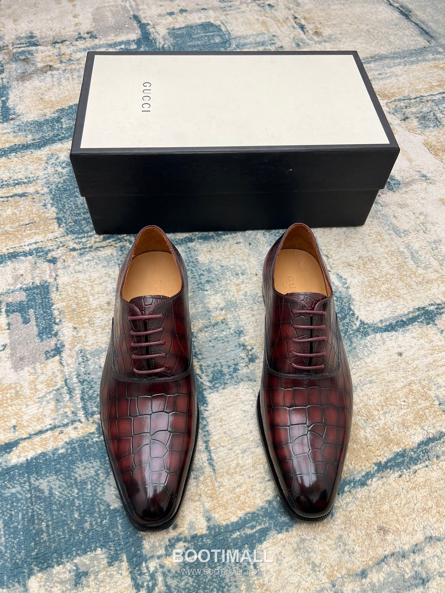 Gucci Hand-Polished Calfskin Derby Calfskin Leather Black Dress Shoes 구찌 핸드폴리시드 카프스킨 더비 카프스킨 레더 블랙 드레스 슈즈 5