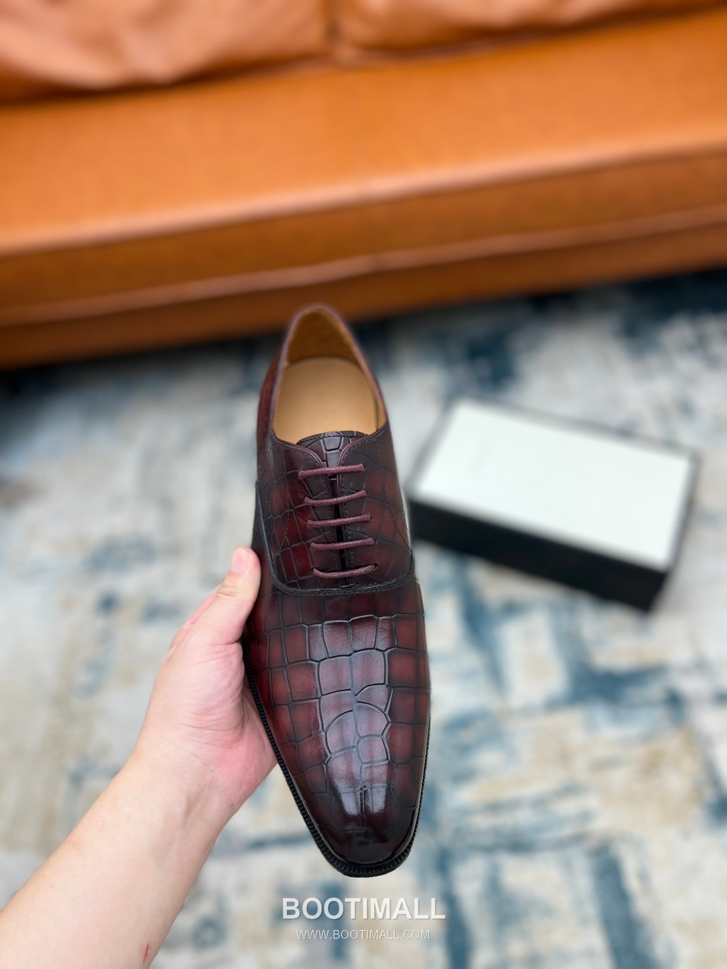 Gucci Hand-Polished Calfskin Derby Calfskin Leather Black Dress Shoes 구찌 핸드폴리시드 카프스킨 더비 카프스킨 레더 블랙 드레스 슈즈 7