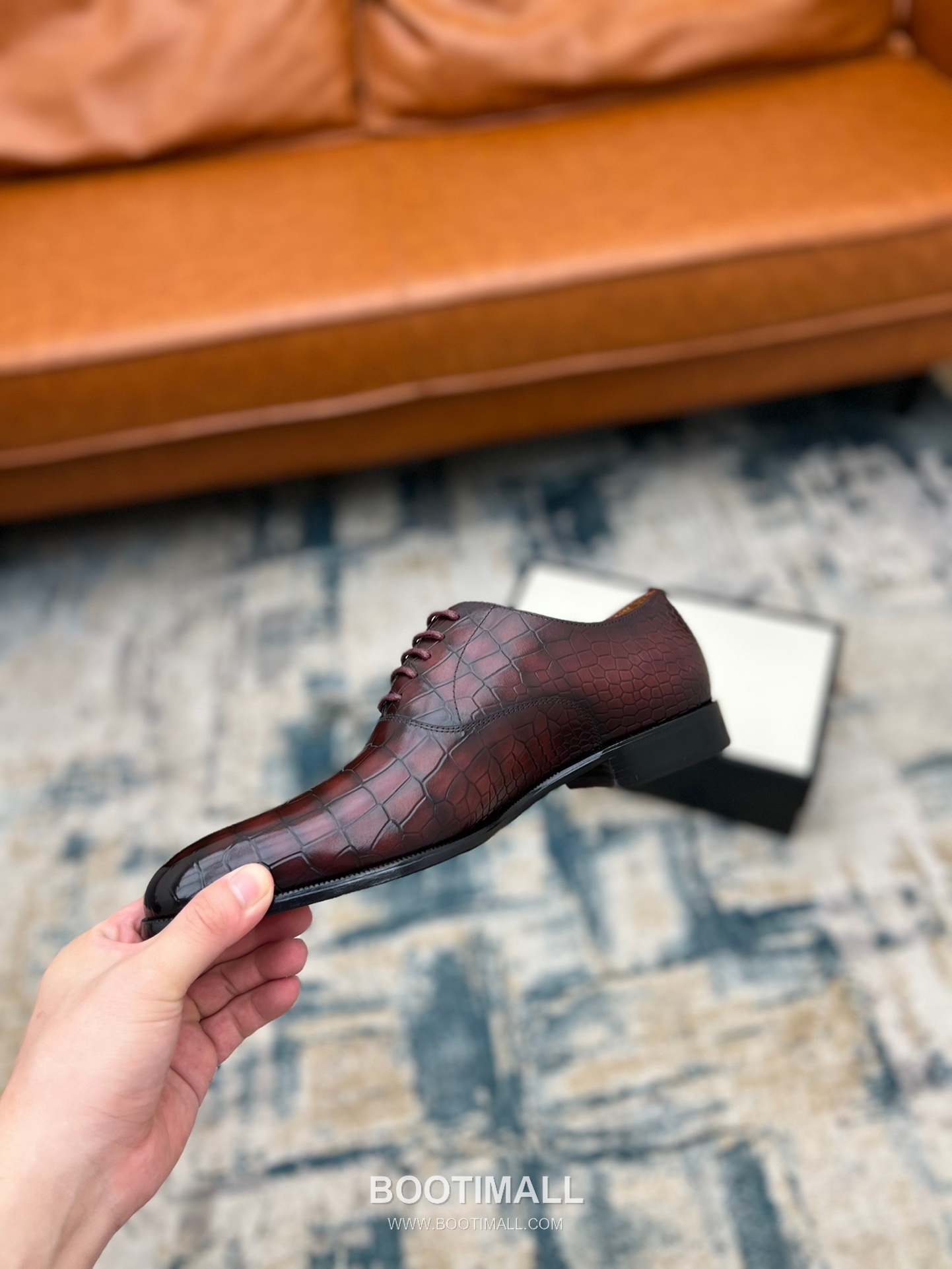 Gucci Hand-Polished Calfskin Derby Calfskin Leather Black Dress Shoes 구찌 핸드폴리시드 카프스킨 더비 카프스킨 레더 블랙 드레스 슈즈 8