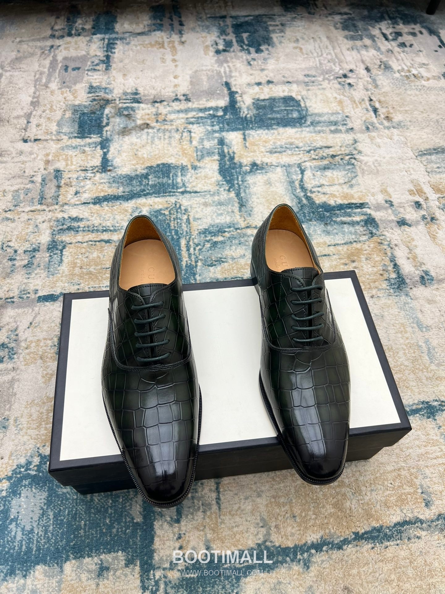 Gucci Hand-Polished Calfskin Derby Calfskin Leather Black Dress Shoes 구찌 핸드폴리시드 카프스킨 더비 카프스킨 레더 블랙 드레스 슈즈 1