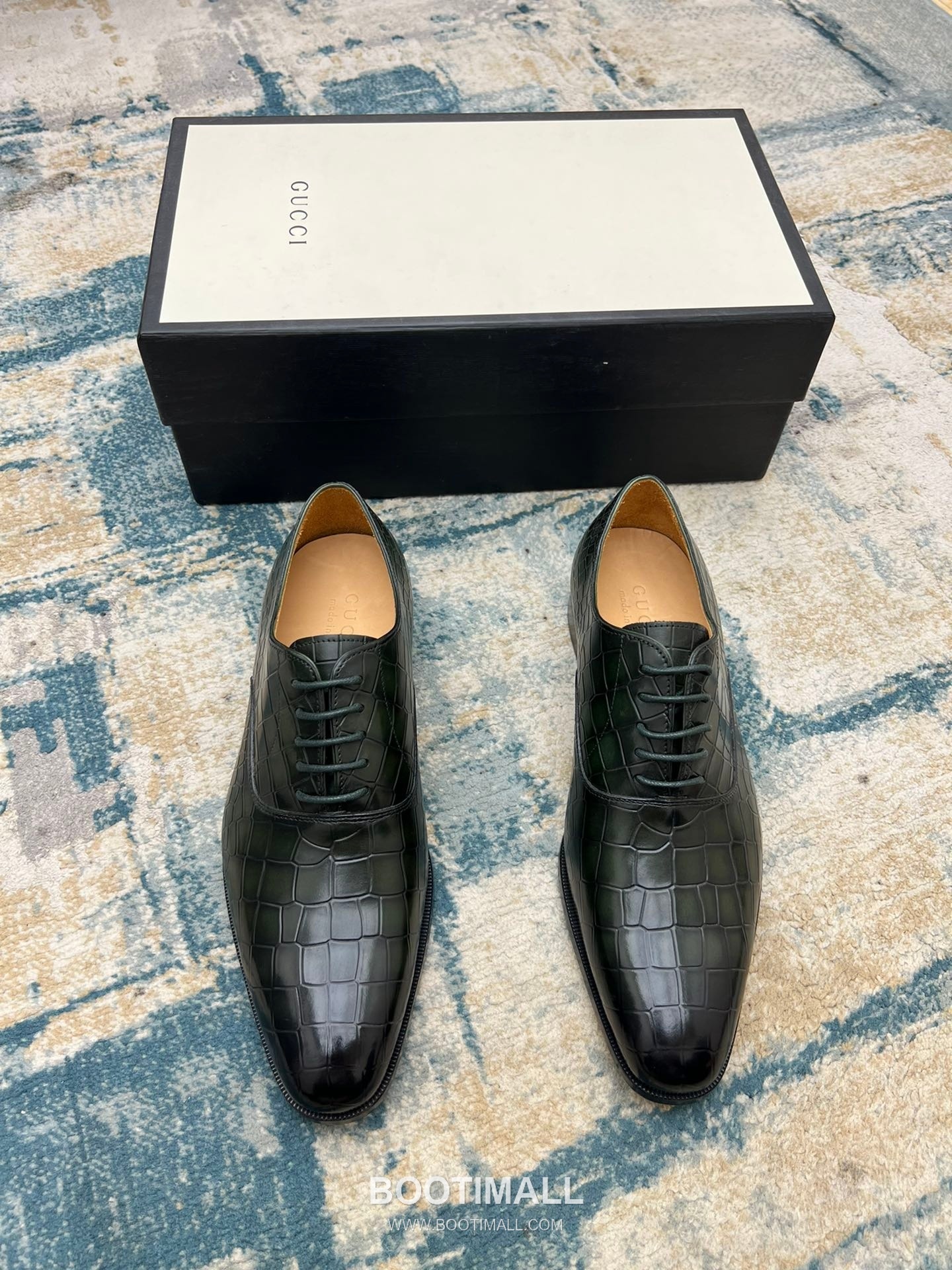 Gucci Hand-Polished Calfskin Derby Calfskin Leather Black Dress Shoes 구찌 핸드폴리시드 카프스킨 더비 카프스킨 레더 블랙 드레스 슈즈 5