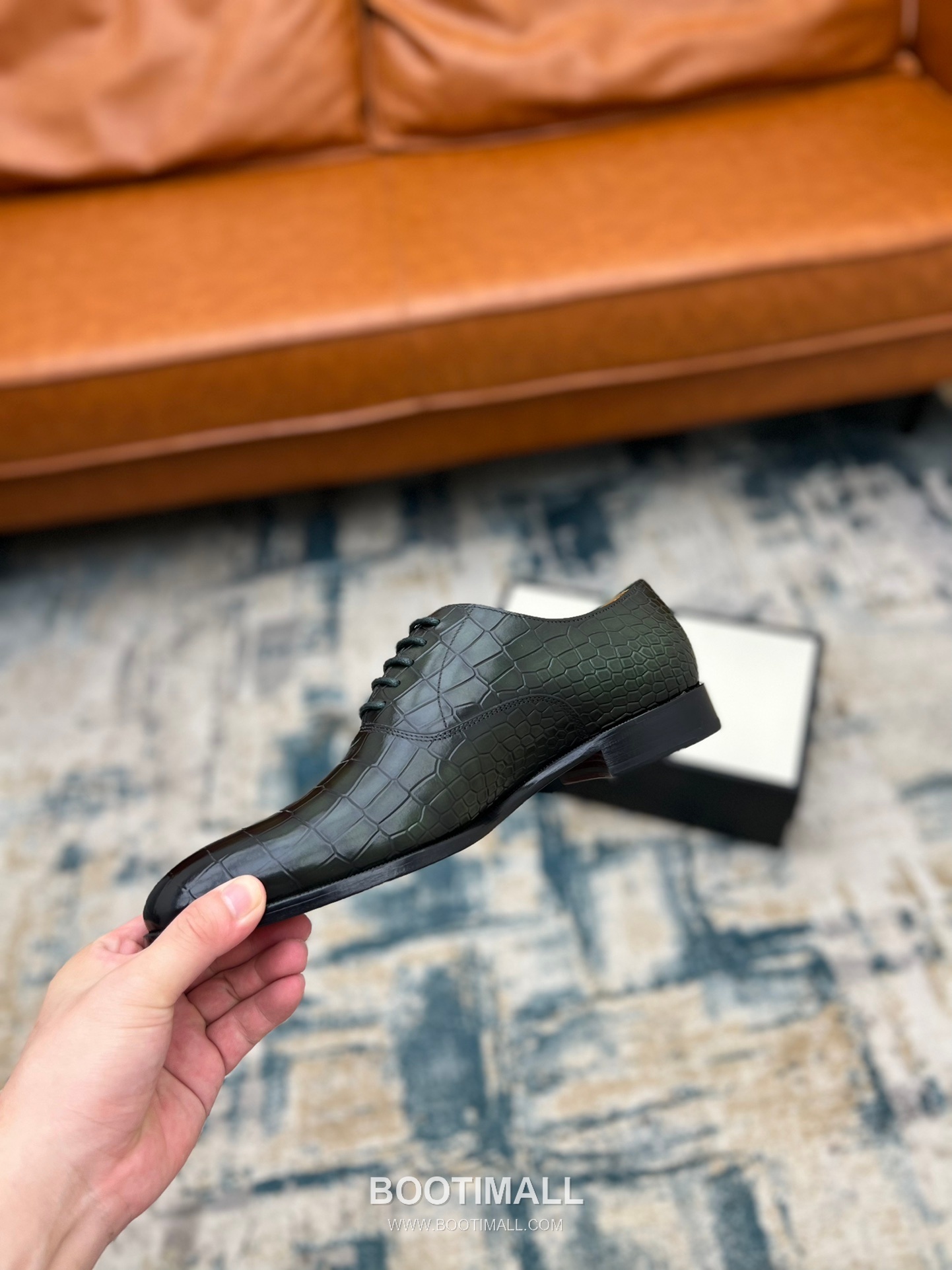 Gucci Hand-Polished Calfskin Derby Calfskin Leather Black Dress Shoes 구찌 핸드폴리시드 카프스킨 더비 카프스킨 레더 블랙 드레스 슈즈 8