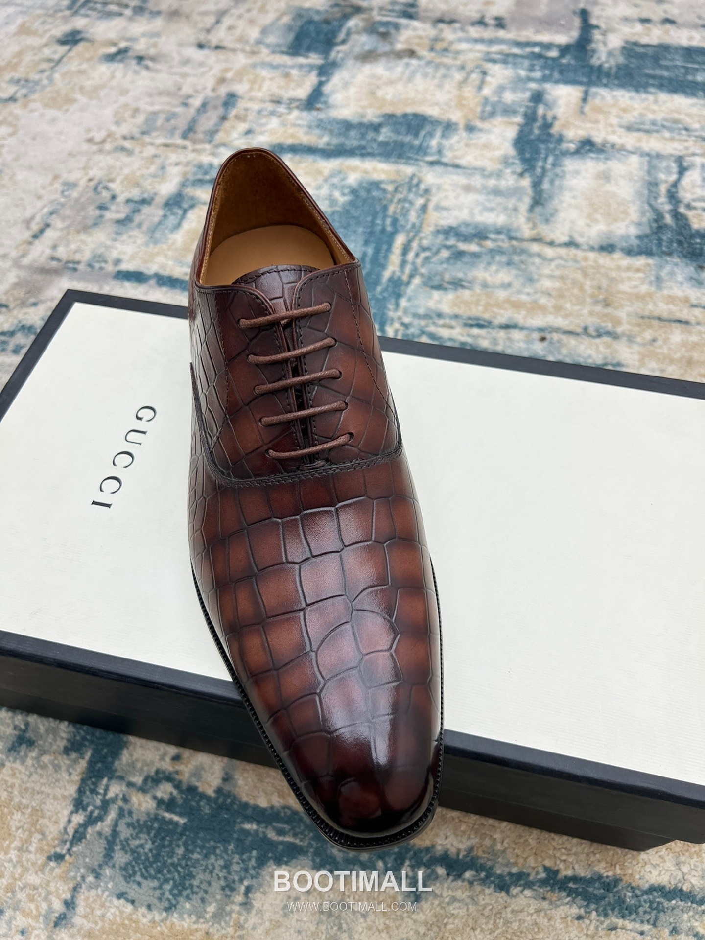 Gucci Hand-Polished Calfskin Derby Calfskin Leather Black Dress Shoes 구찌 핸드폴리시드 카프스킨 더비 카프스킨 레더 블랙 드레스 슈즈 4