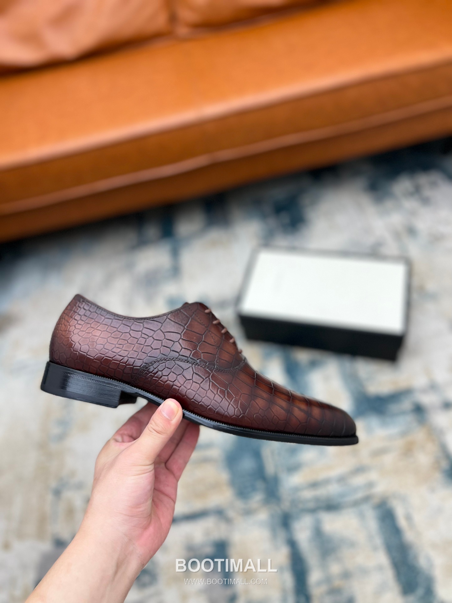 Gucci Hand-Polished Calfskin Derby Calfskin Leather Black Dress Shoes 구찌 핸드폴리시드 카프스킨 더비 카프스킨 레더 블랙 드레스 슈즈 6