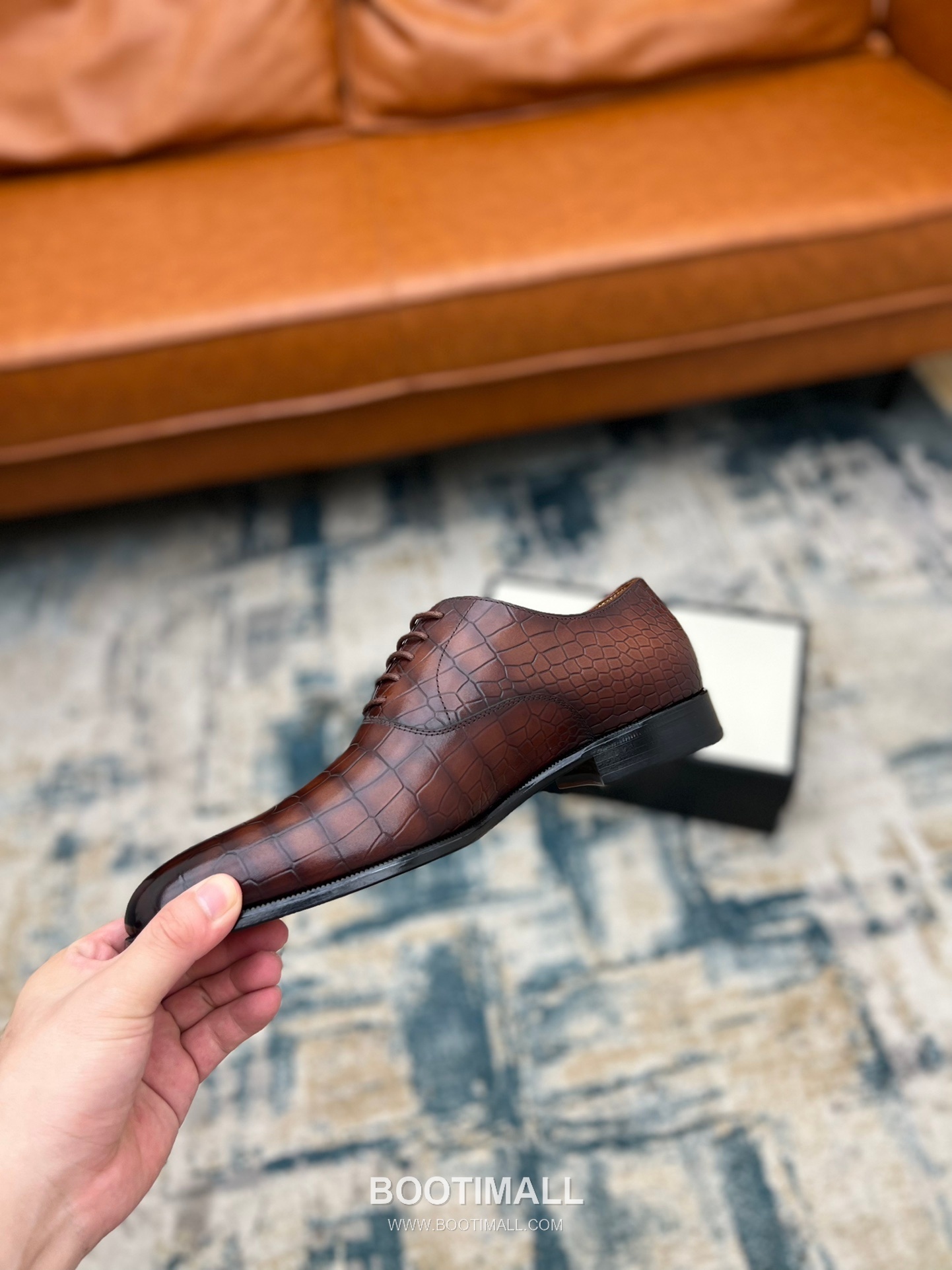 Gucci Hand-Polished Calfskin Derby Calfskin Leather Black Dress Shoes 구찌 핸드폴리시드 카프스킨 더비 카프스킨 레더 블랙 드레스 슈즈 8