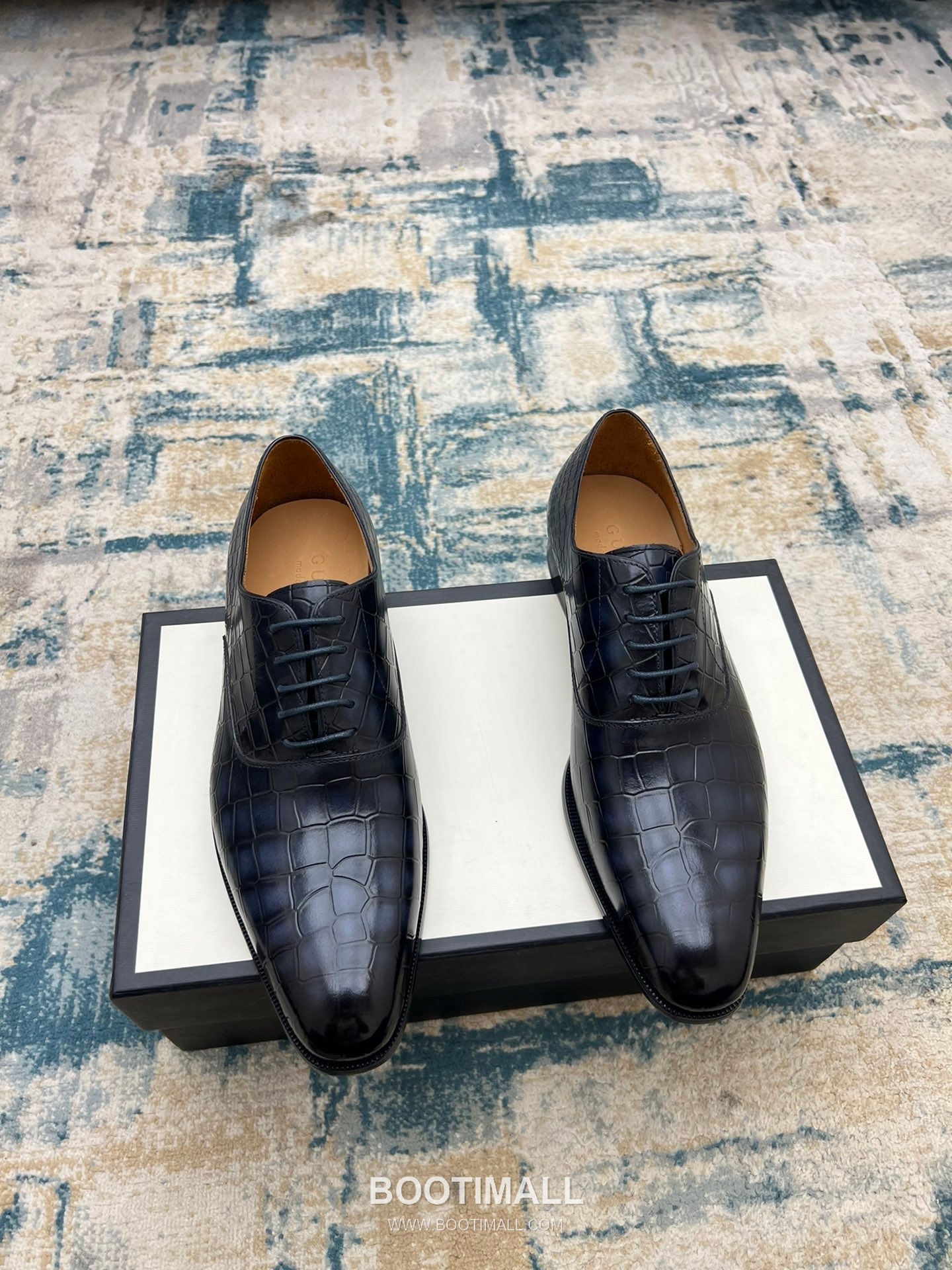 Gucci Hand-Polished Calfskin Derby Calfskin Leather Black Dress Shoes 구찌 핸드폴리시드 카프스킨 더비 카프스킨 레더 블랙 드레스 슈즈 1