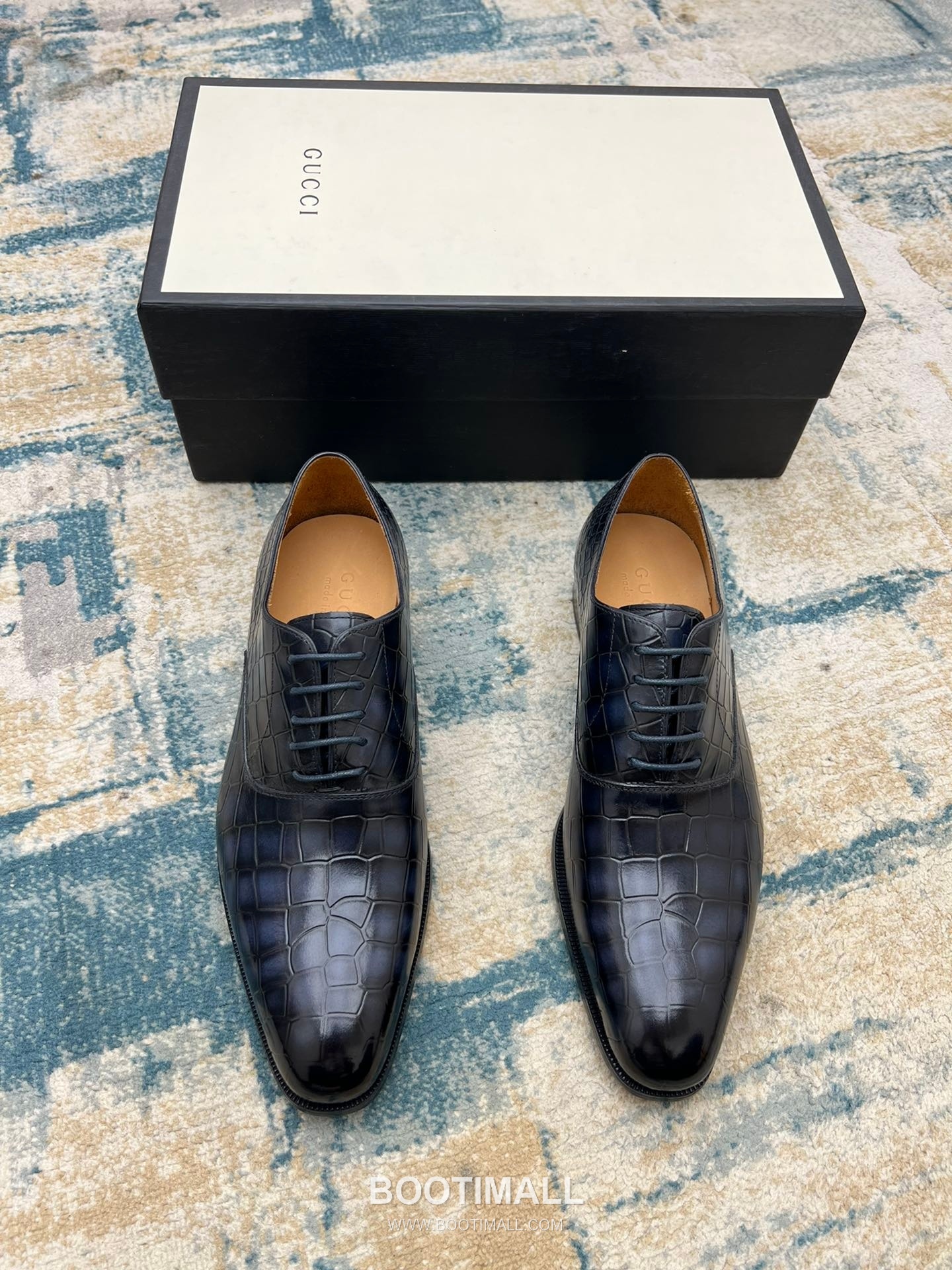 Gucci Hand-Polished Calfskin Derby Calfskin Leather Black Dress Shoes 구찌 핸드폴리시드 카프스킨 더비 카프스킨 레더 블랙 드레스 슈즈 5