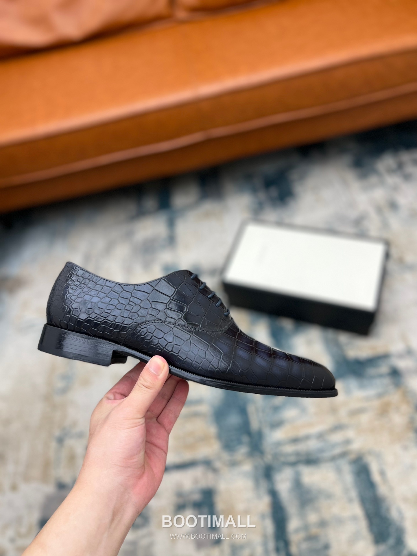 Gucci Hand-Polished Calfskin Derby Calfskin Leather Black Dress Shoes 구찌 핸드폴리시드 카프스킨 더비 카프스킨 레더 블랙 드레스 슈즈 6